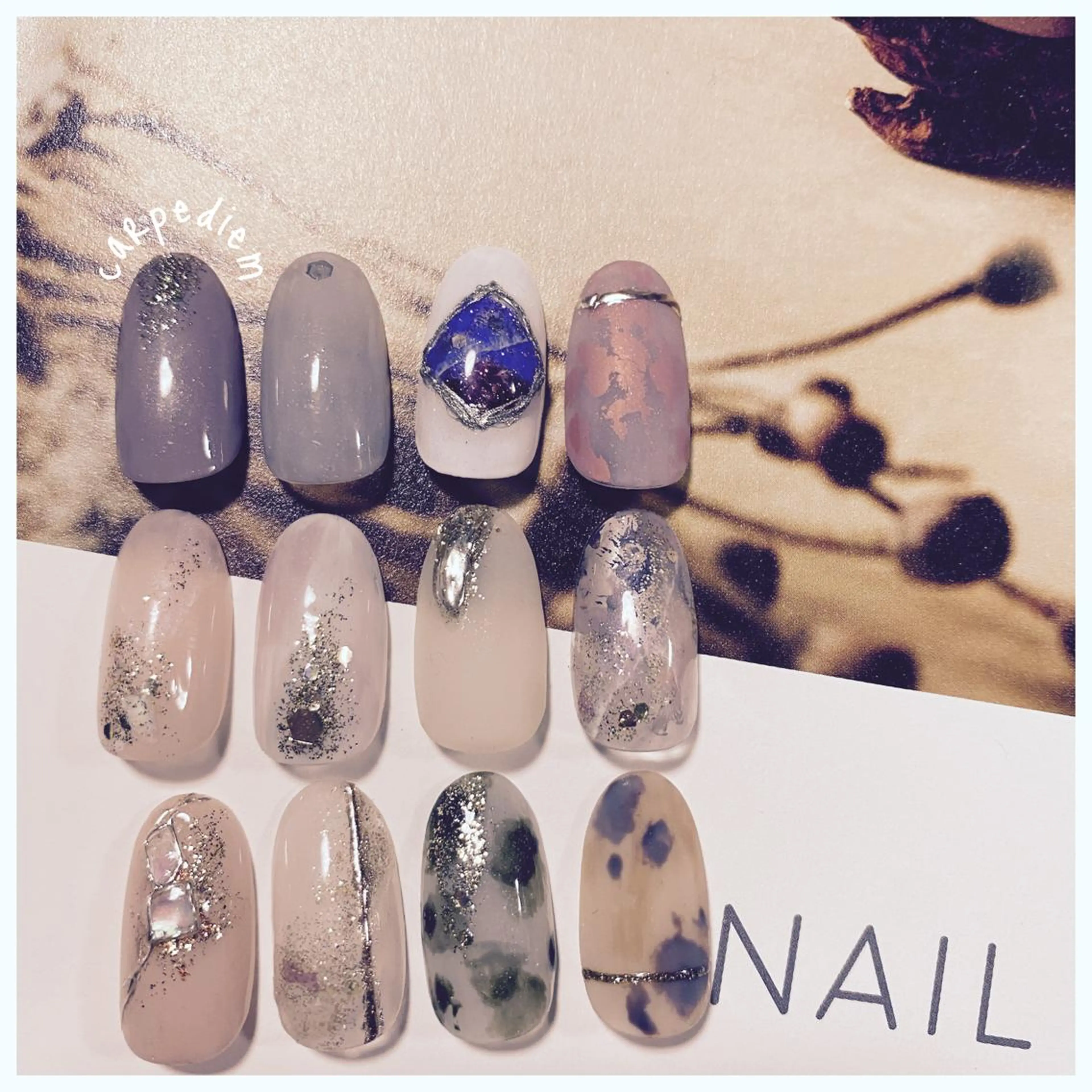 ネイル 城東区ネイルサロン carpediemのネイルデザイン