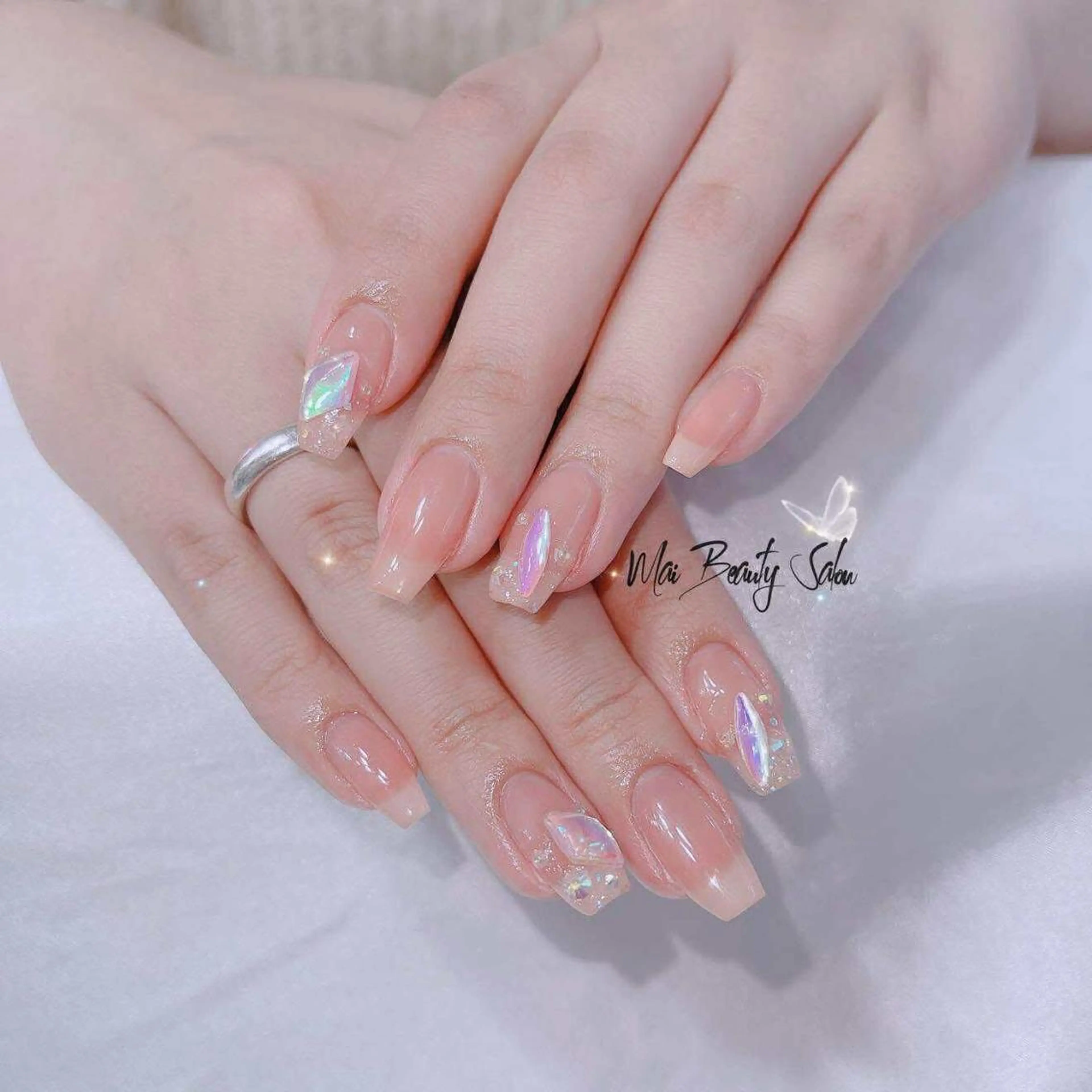 ネイル フットネイル ジェルネイル マグネットネイル パラジェル ワンホンネイル MaiBeauty DanHiのネイルデザイン