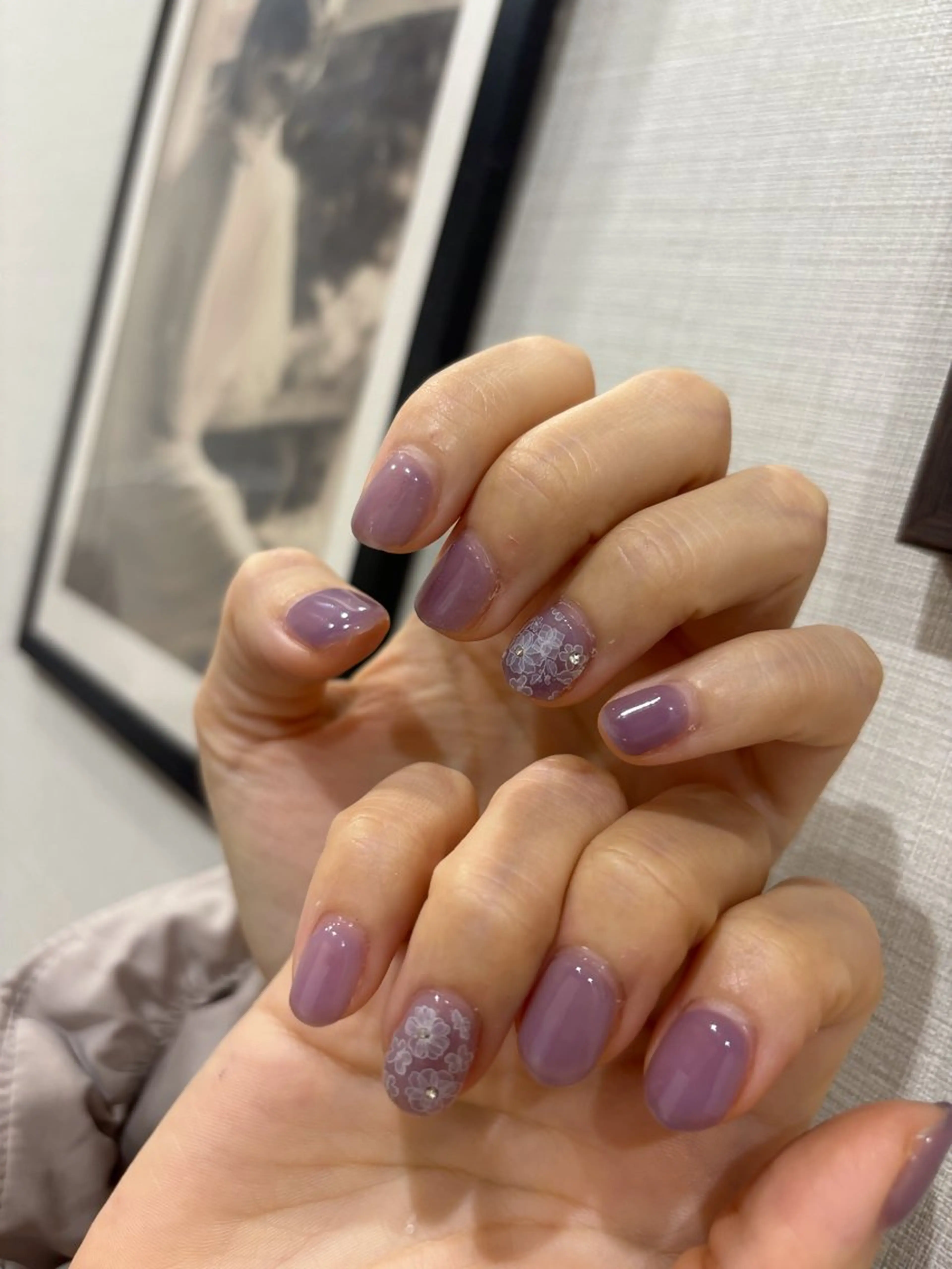 ネイル ストーンネイル ハンドネイル LICO HAIR＆RELAXATION一宮店所属・LICO 一宮ネイリストのネイルデザイン