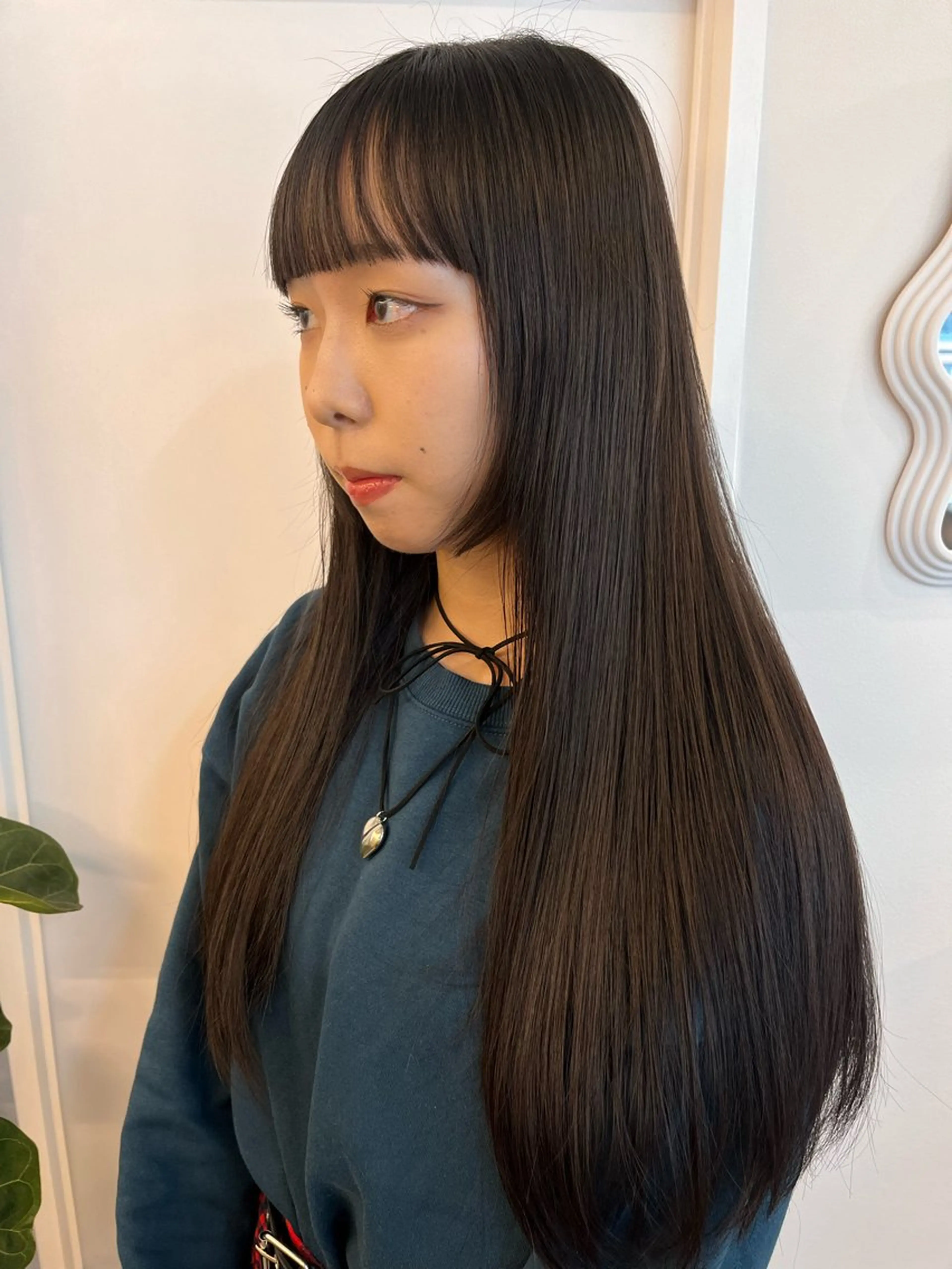 ロング 姫カット カット レイヤーカット/韓国 ヘア/ honokaのヘアスタイル