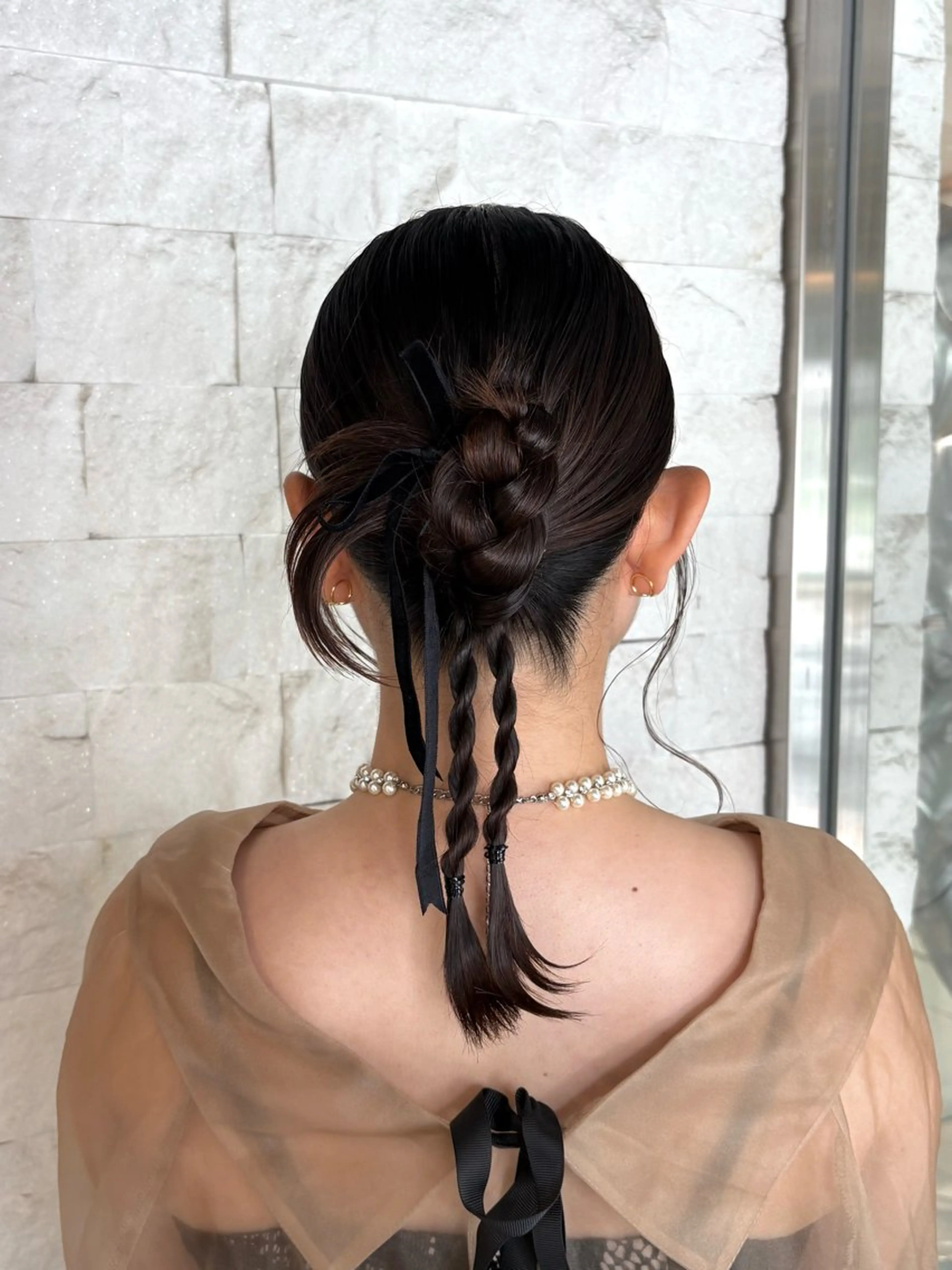 ミディアム セット/着付け/上野 /カラー/🦋シオリのヘアスタイル