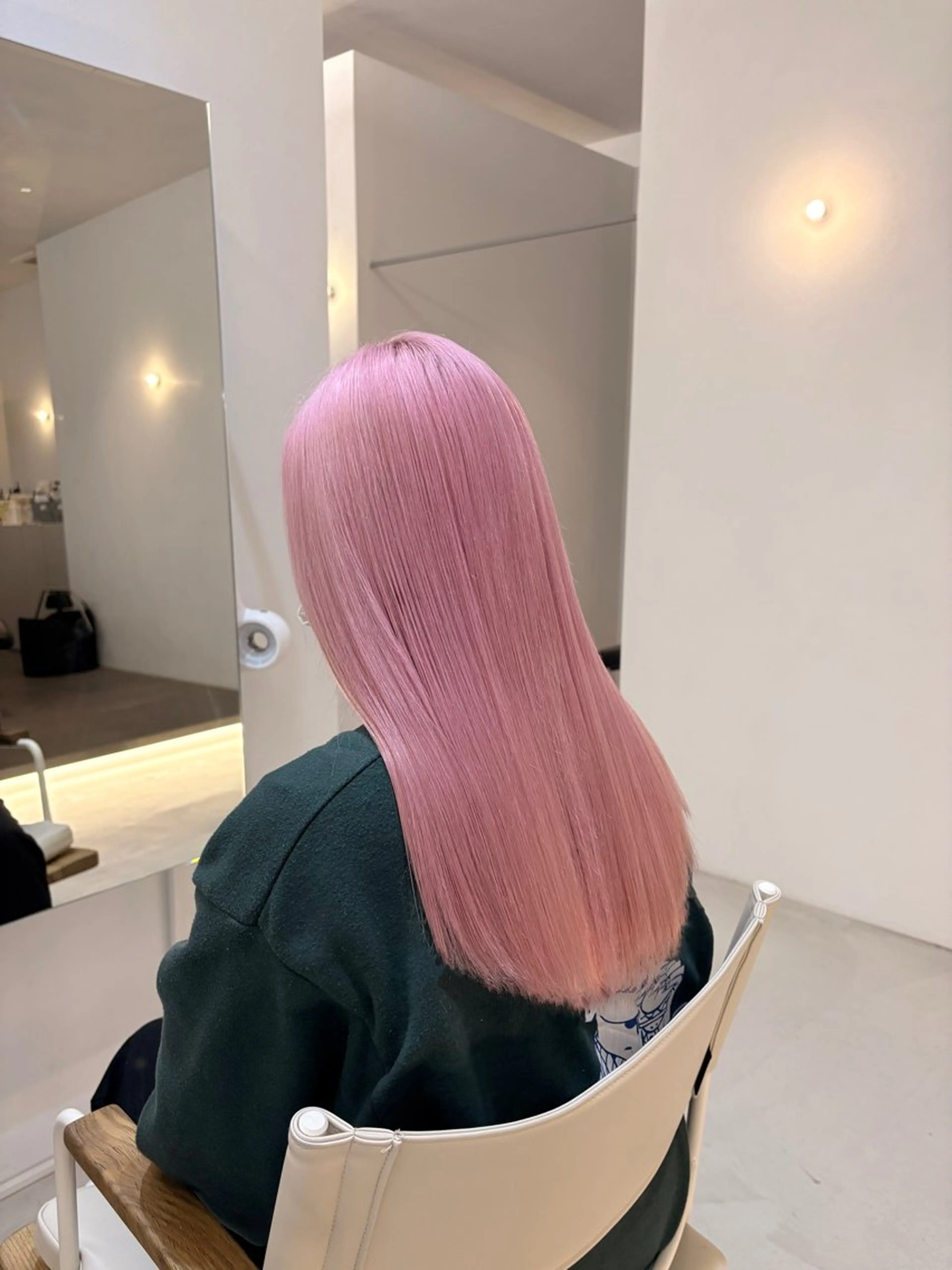 ロング ヘアカラー トリートメント 透明感/艶髪カラー/ 韓国/rinaのヘアスタイル