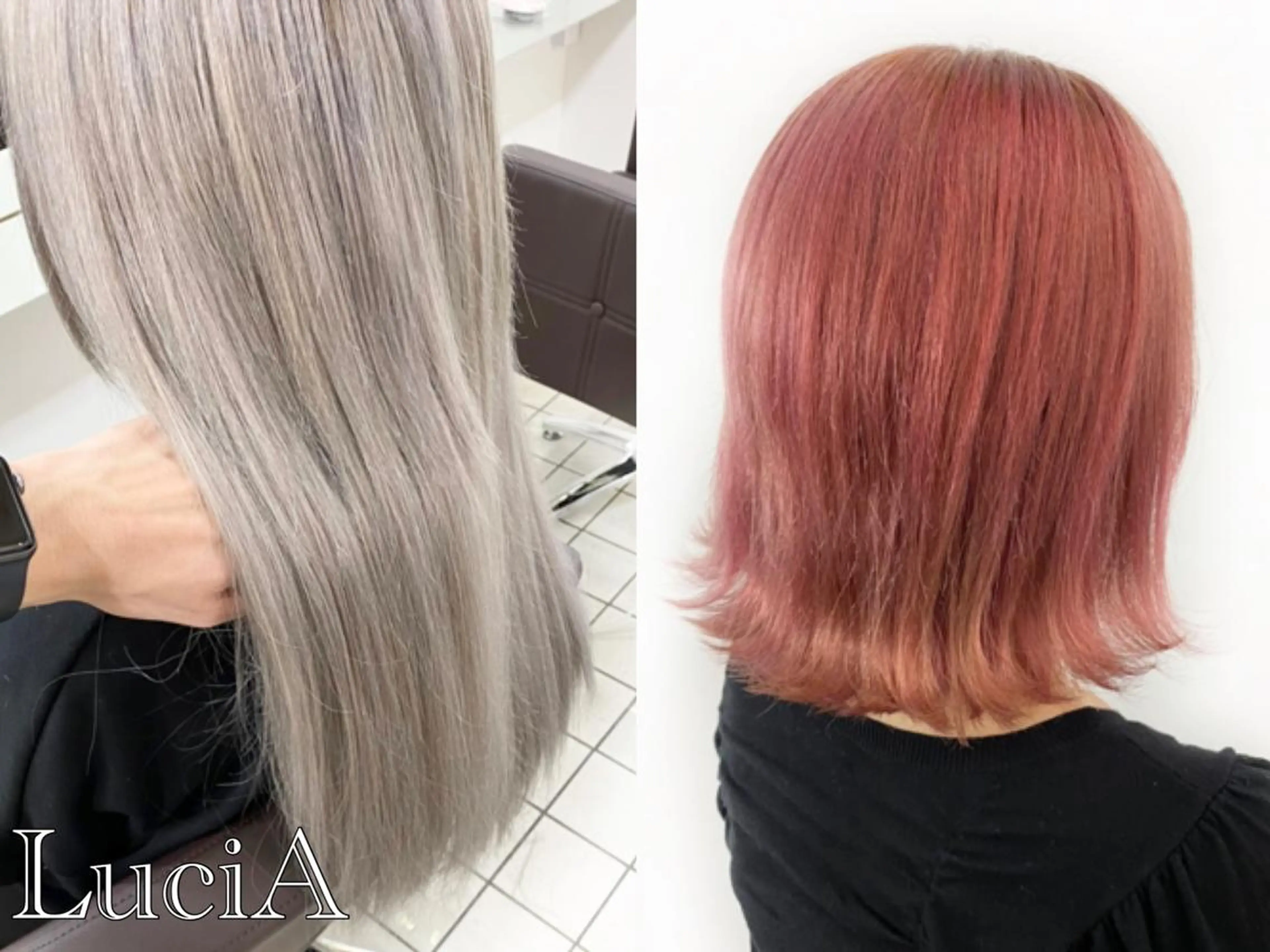 ロング カラー ヘアアレンジ エクステ トリートメント LuciA/エクステ カラーのヘアスタイル