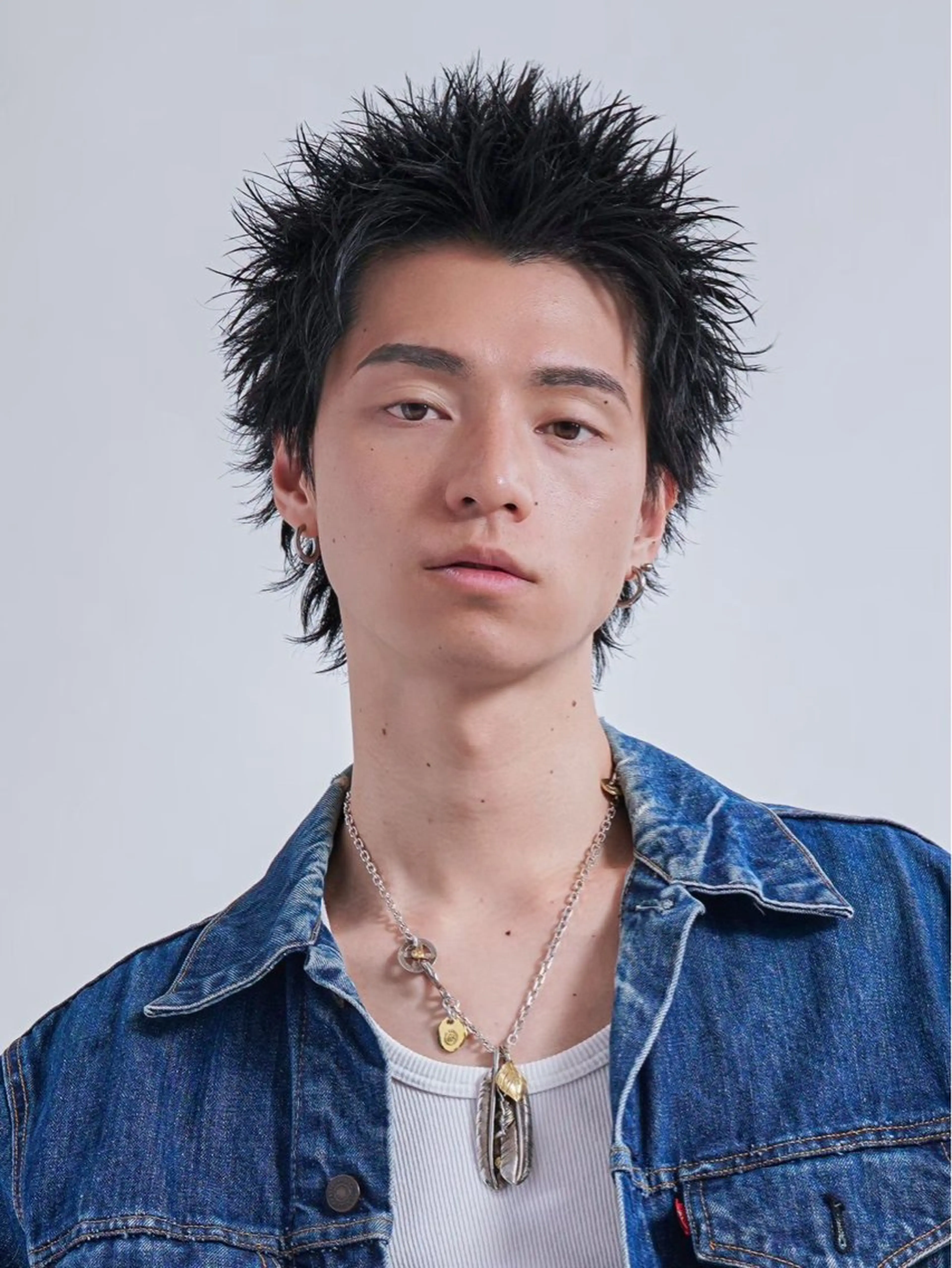 ショート ツイストパーマ パーマ メンズ縮毛/ 流れる縮毛矯正石井のヘアスタイル