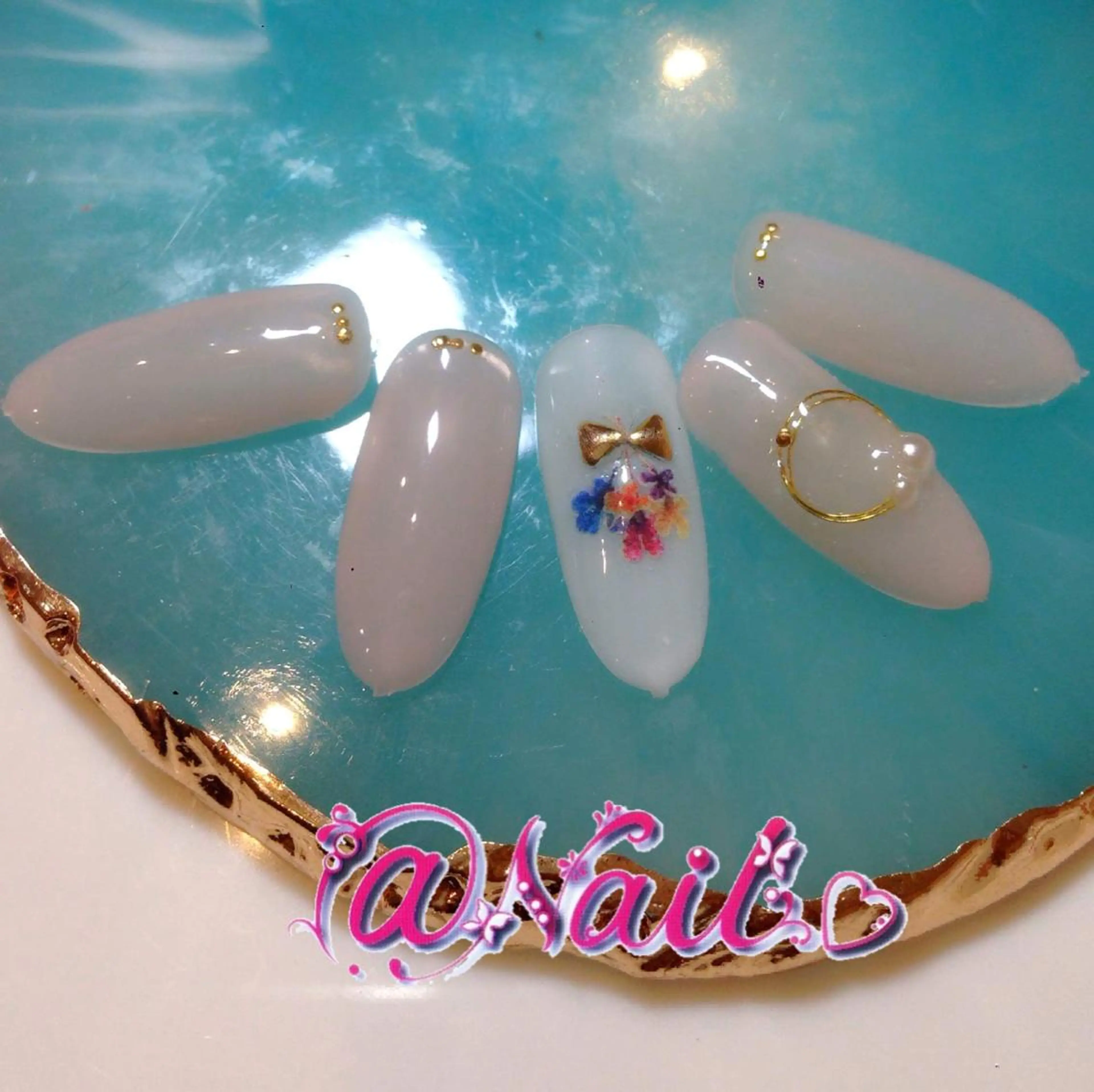 ネイル ネイルチップ 小尾 栞のネイルデザイン