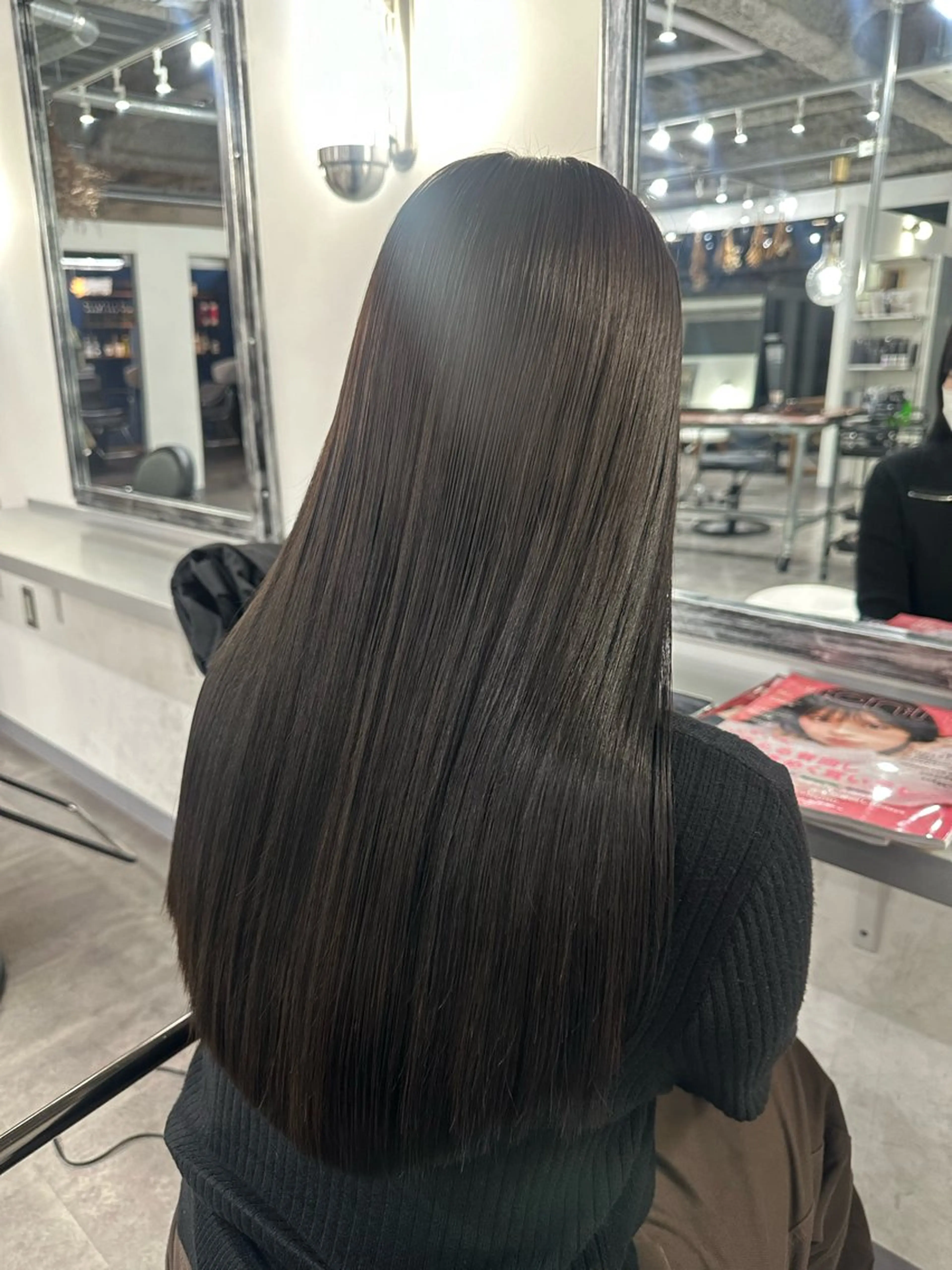 ロング パーマ 縮毛矯正 ストレートパーマ ENV船橋 櫻井ちののヘアスタイル