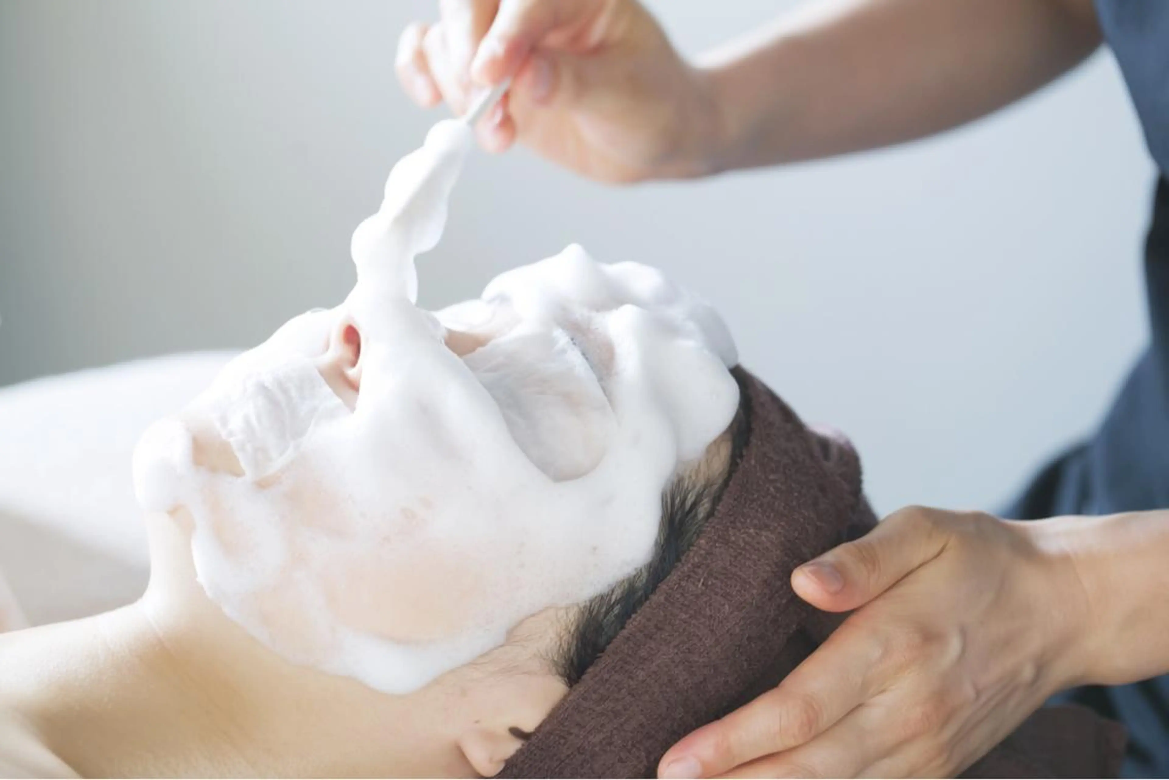 🔶ニキビ肌リセットプログラム体験🔶リアボーテヒト幹細胞培養液炭酸泡パック⭐︎デコルテアロマ付40分コースの写真