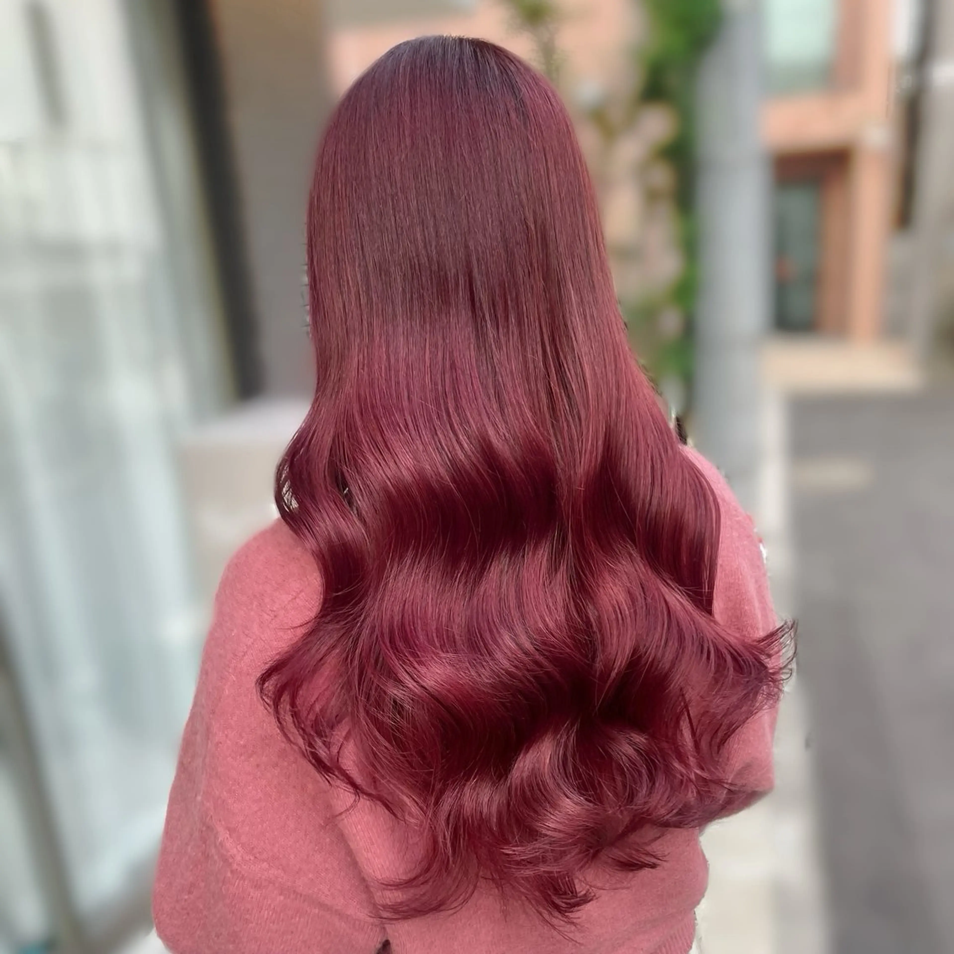 ロング カラー カット ヘアカラー トリートメント ブリーチなしカラー kana🐱のヘアスタイル