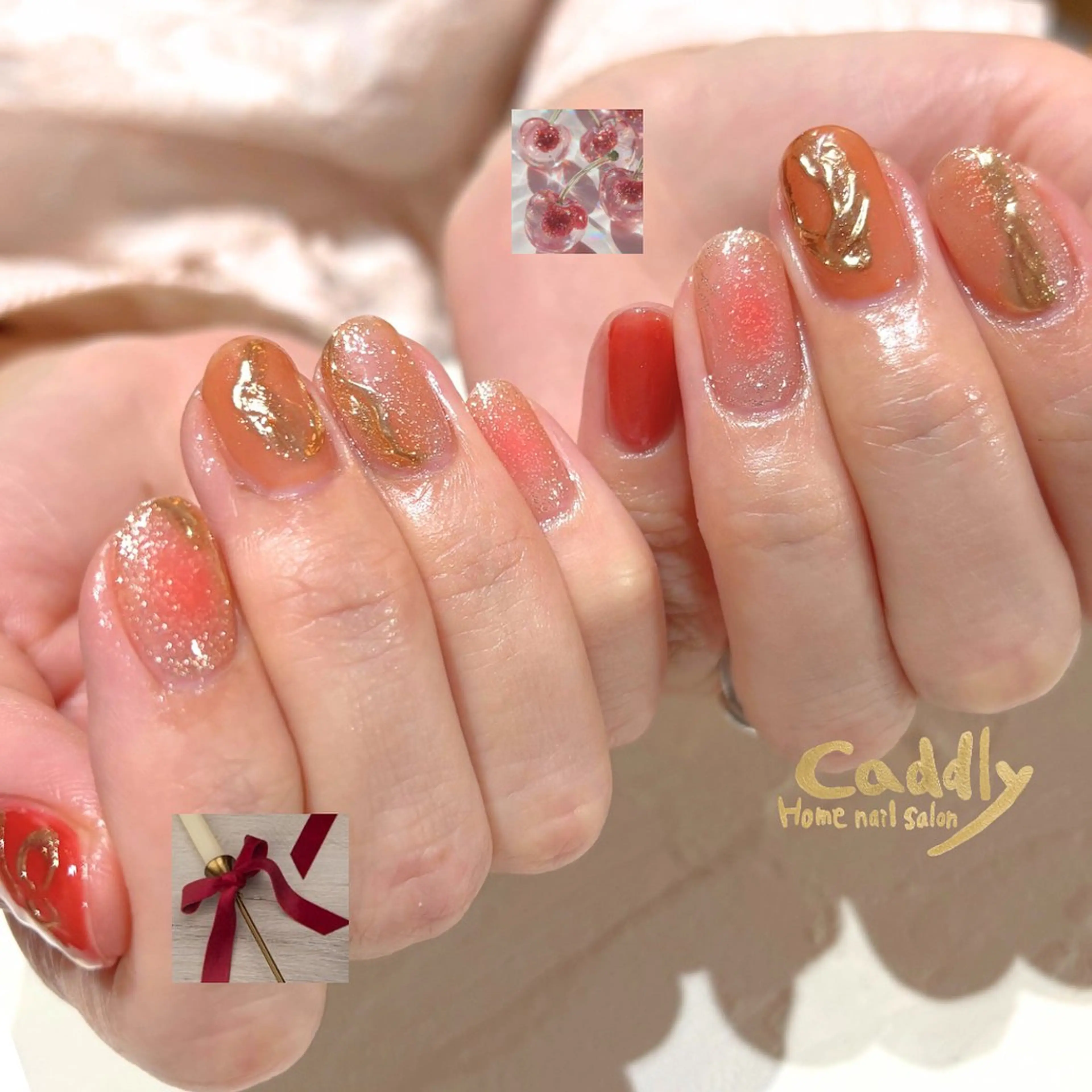 ネイル ハンドネイル caddly naoのネイルデザイン