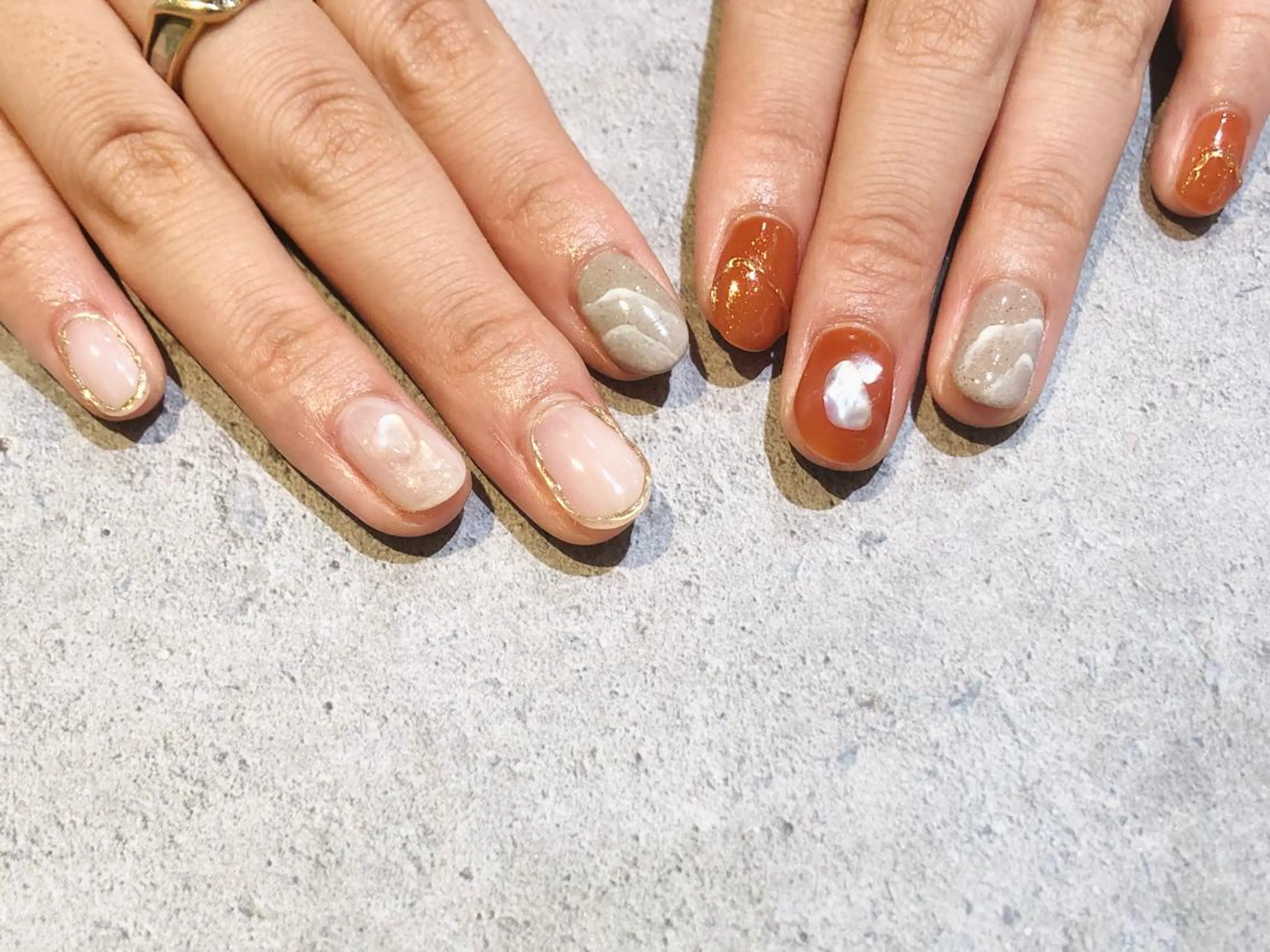 ネイル 舞田 苑香のネイルデザイン