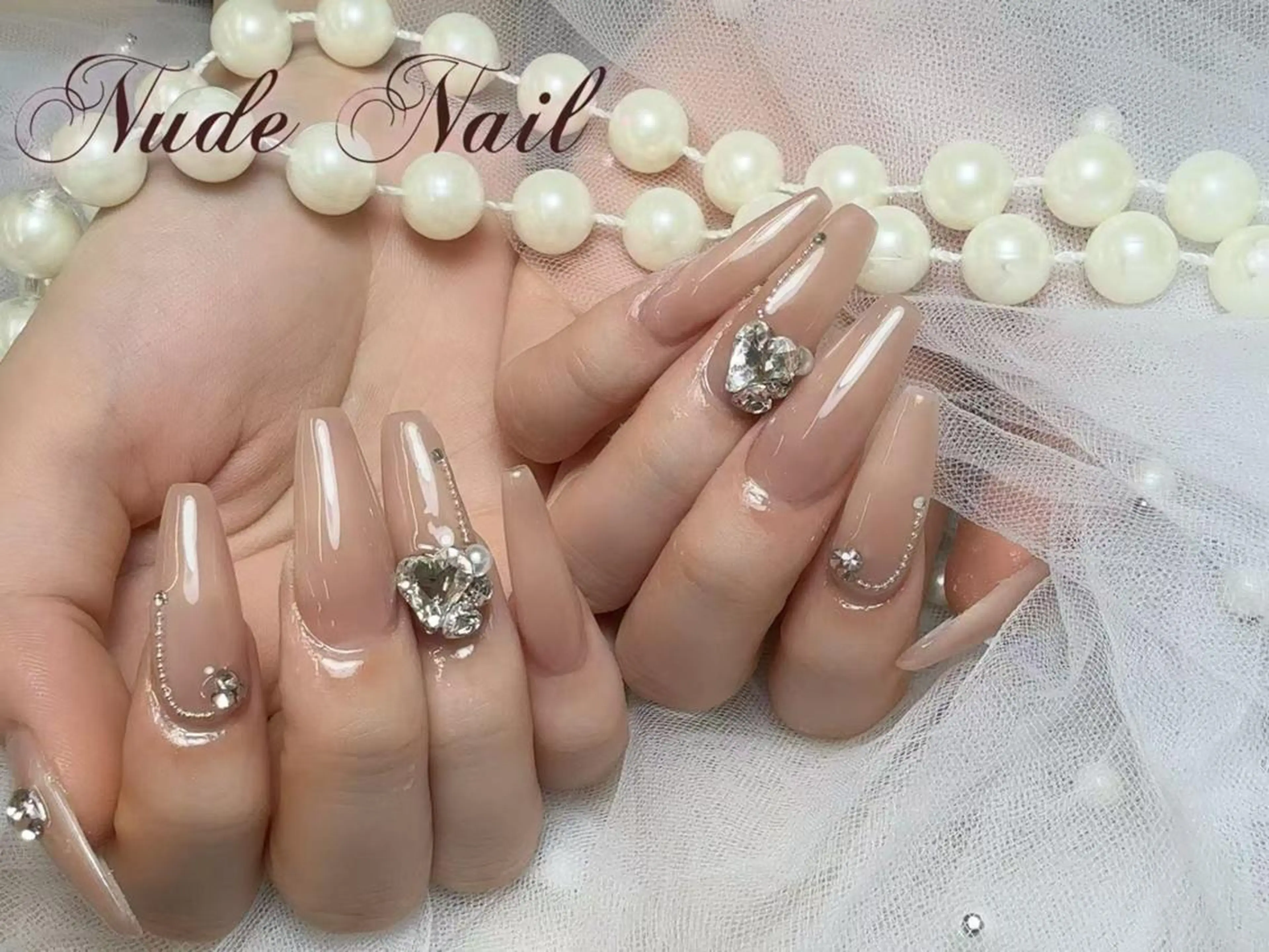 ネイル チークネイル 長さ出し フットネイル フレンチネイル ジェルネイル ヌドネイルスタジオ もものネイルデザイン