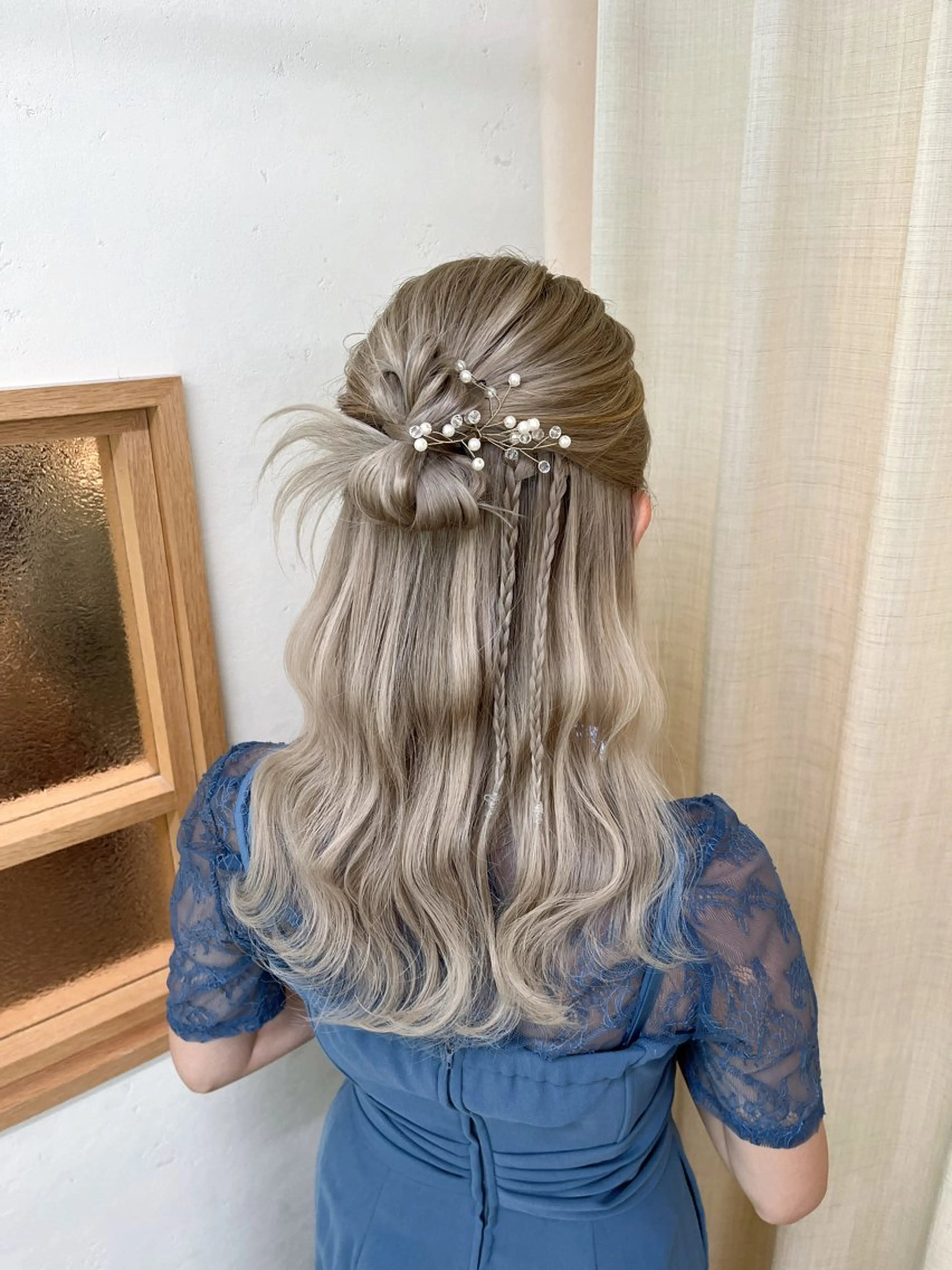 ヘアアレンジ ハーフアップ ヘアセット 垢抜けヘアメイク🫧 JURI🪽のヘアスタイル