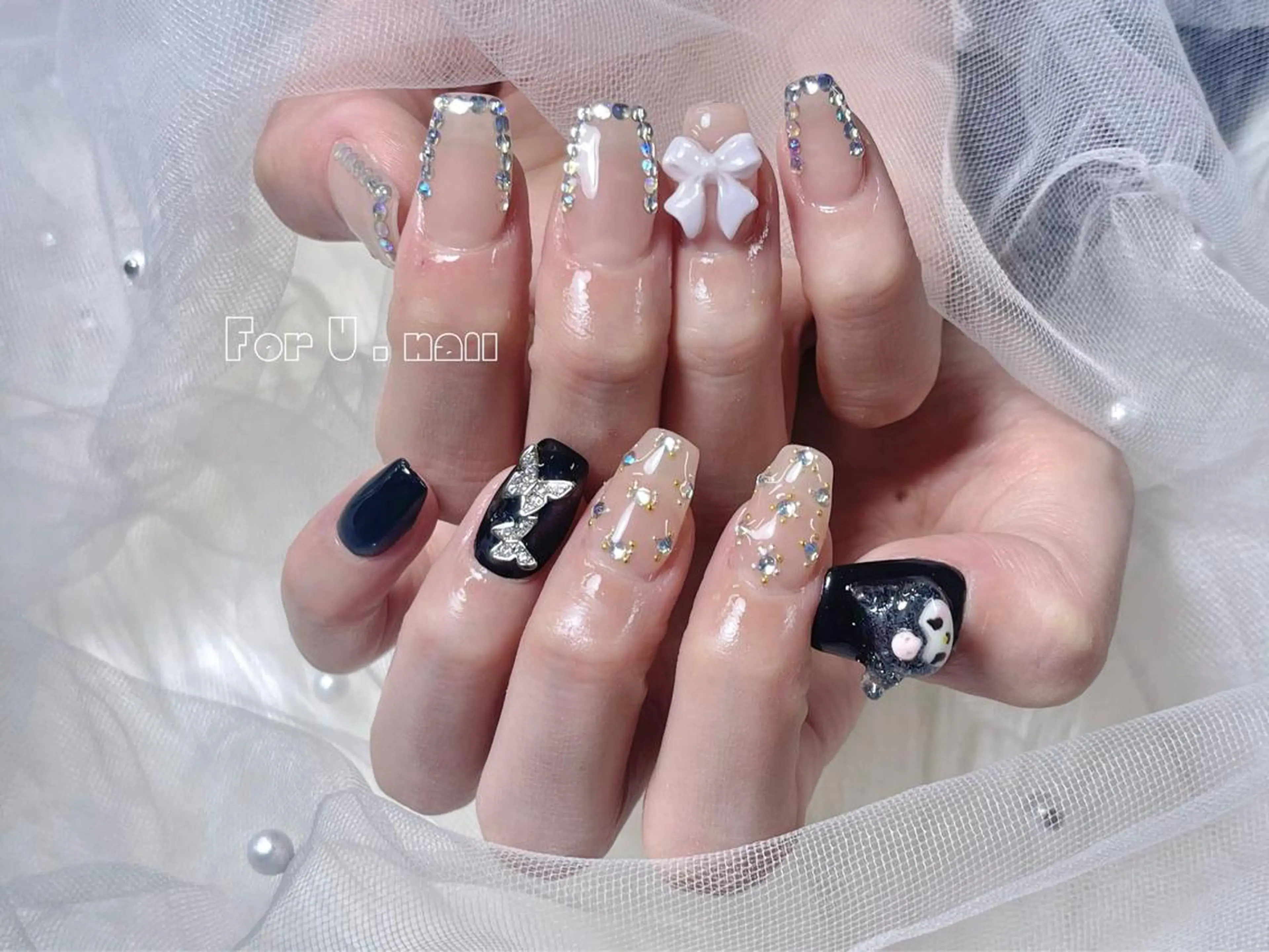 カラー ハンドネイル ハンドケア For U nail スカルプ専門店のネイルデザイン