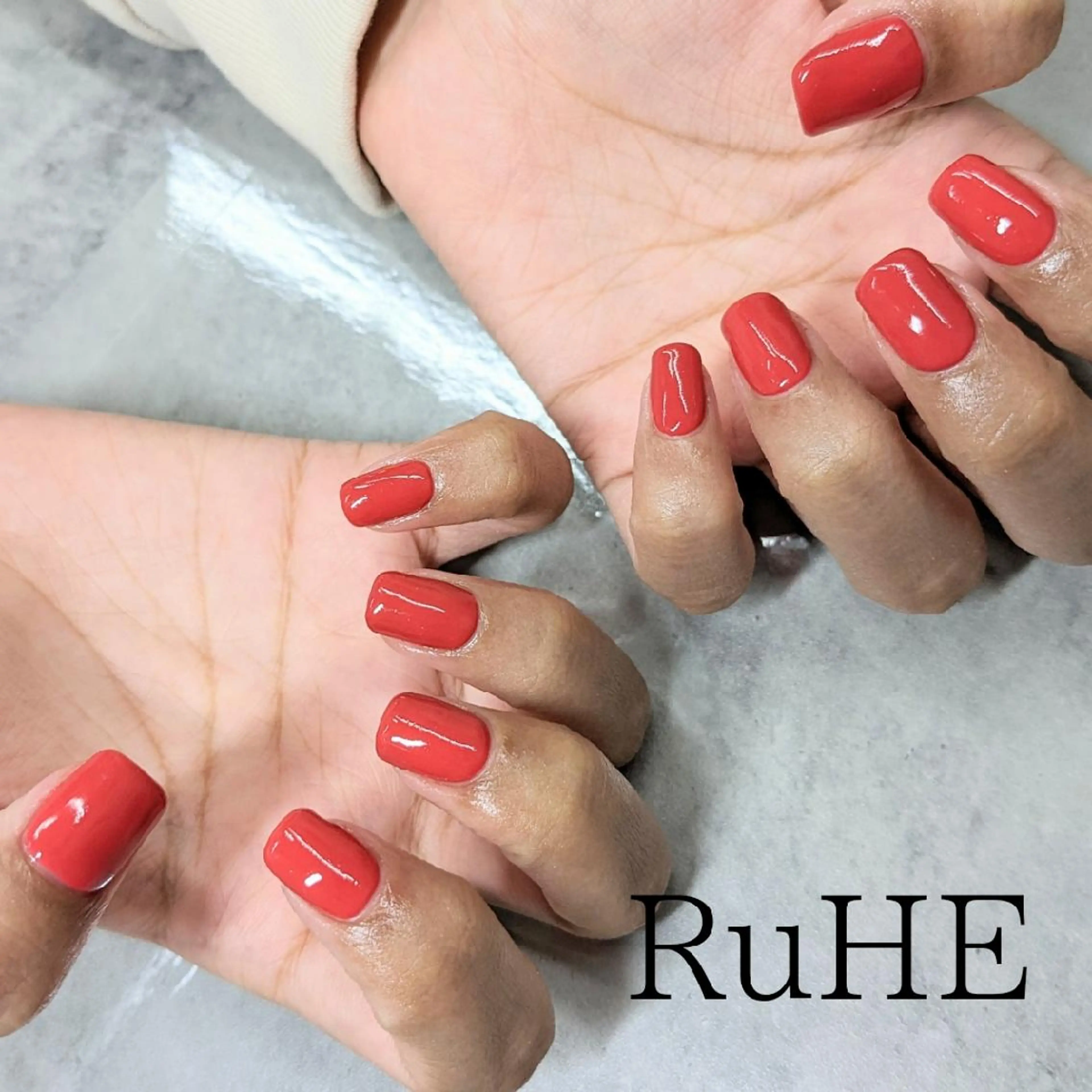 ネイル ワンカラーネイル BBnail ogataのネイルデザイン