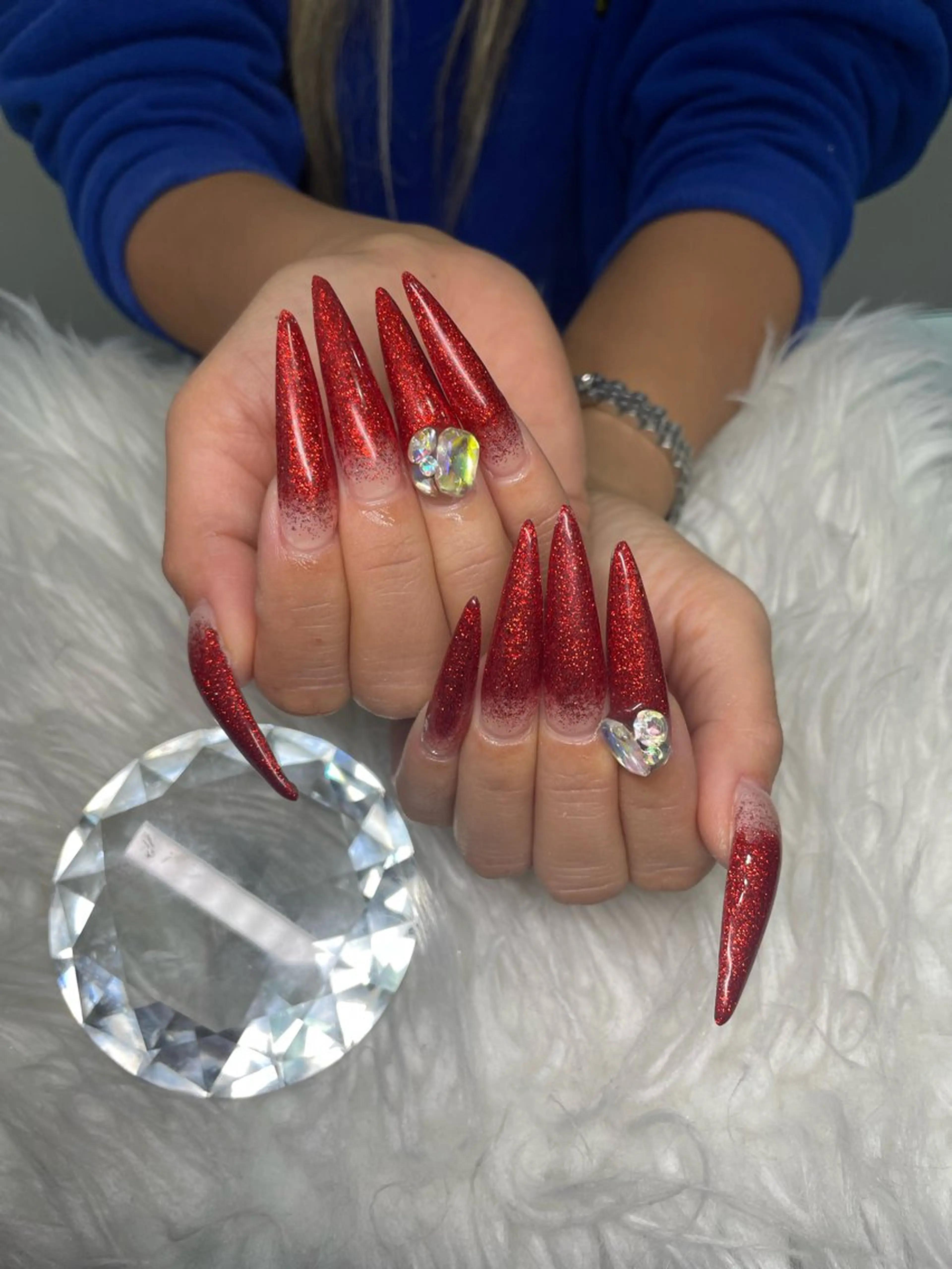 チップスカルプ💅2本アート💛の写真