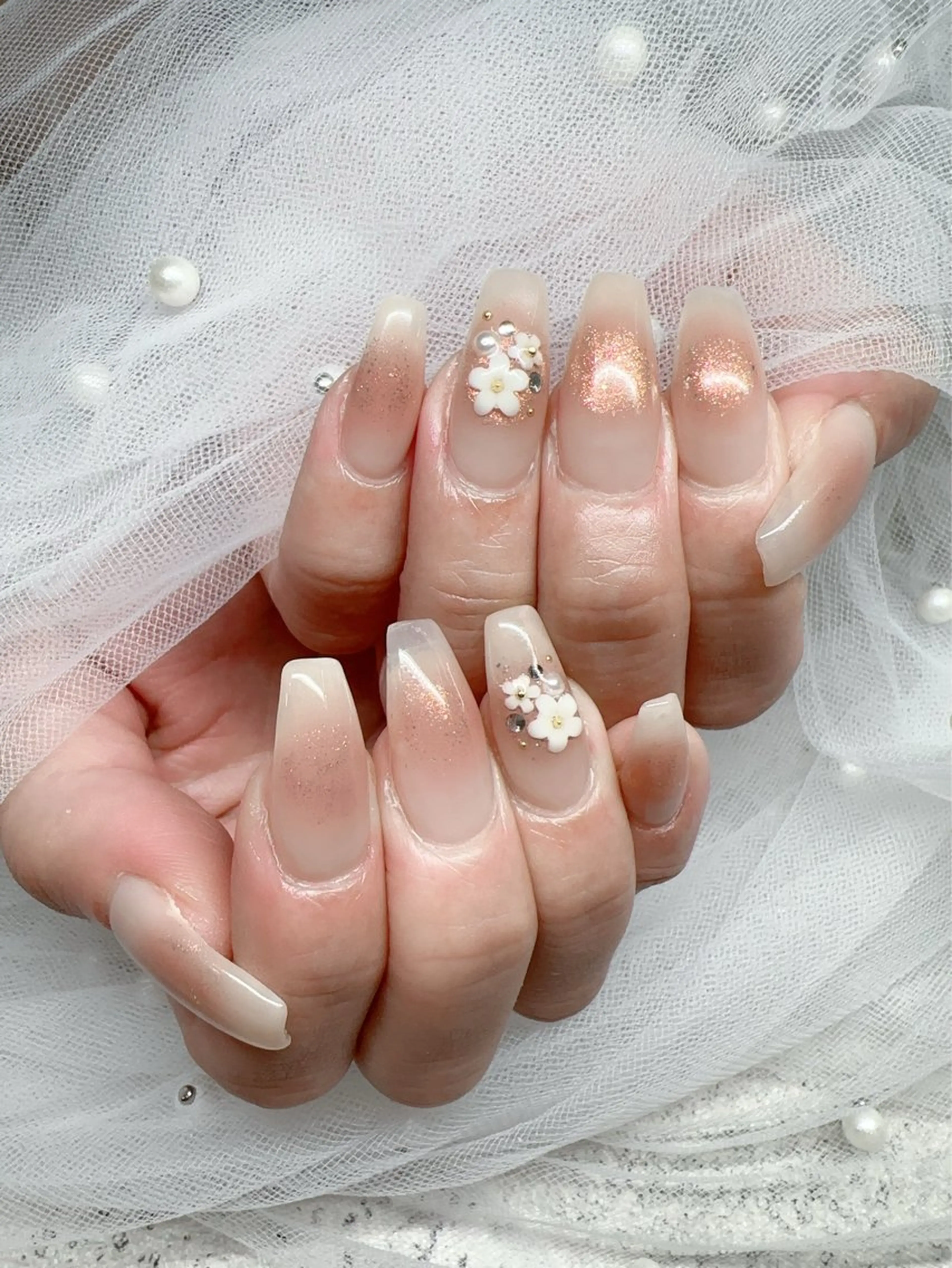 ロング ハンドネイル Muse nail USUIのネイルデザイン