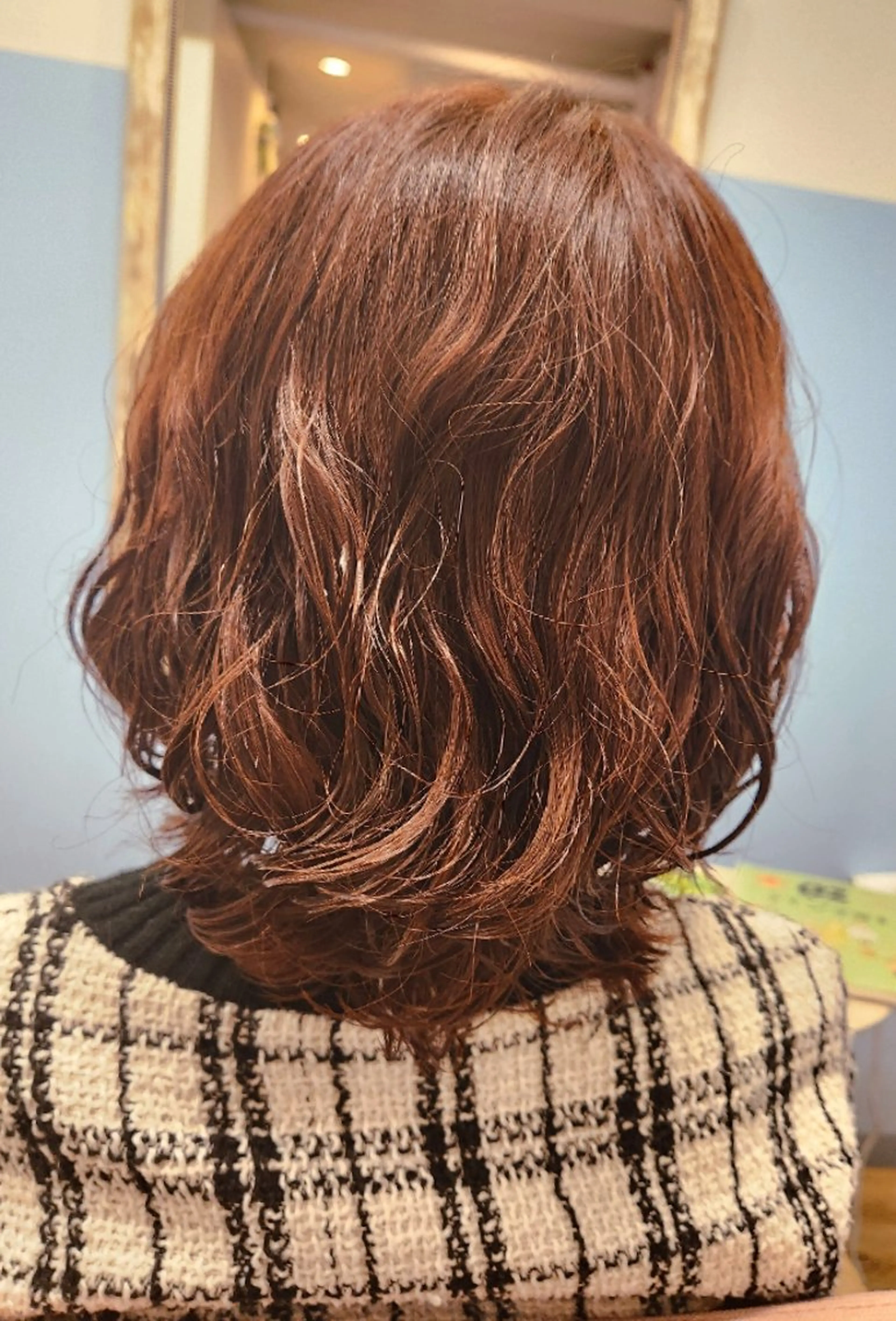 カラー ブリーチ ブリーチなしカラー オレンジ のむら りさのヘアスタイル