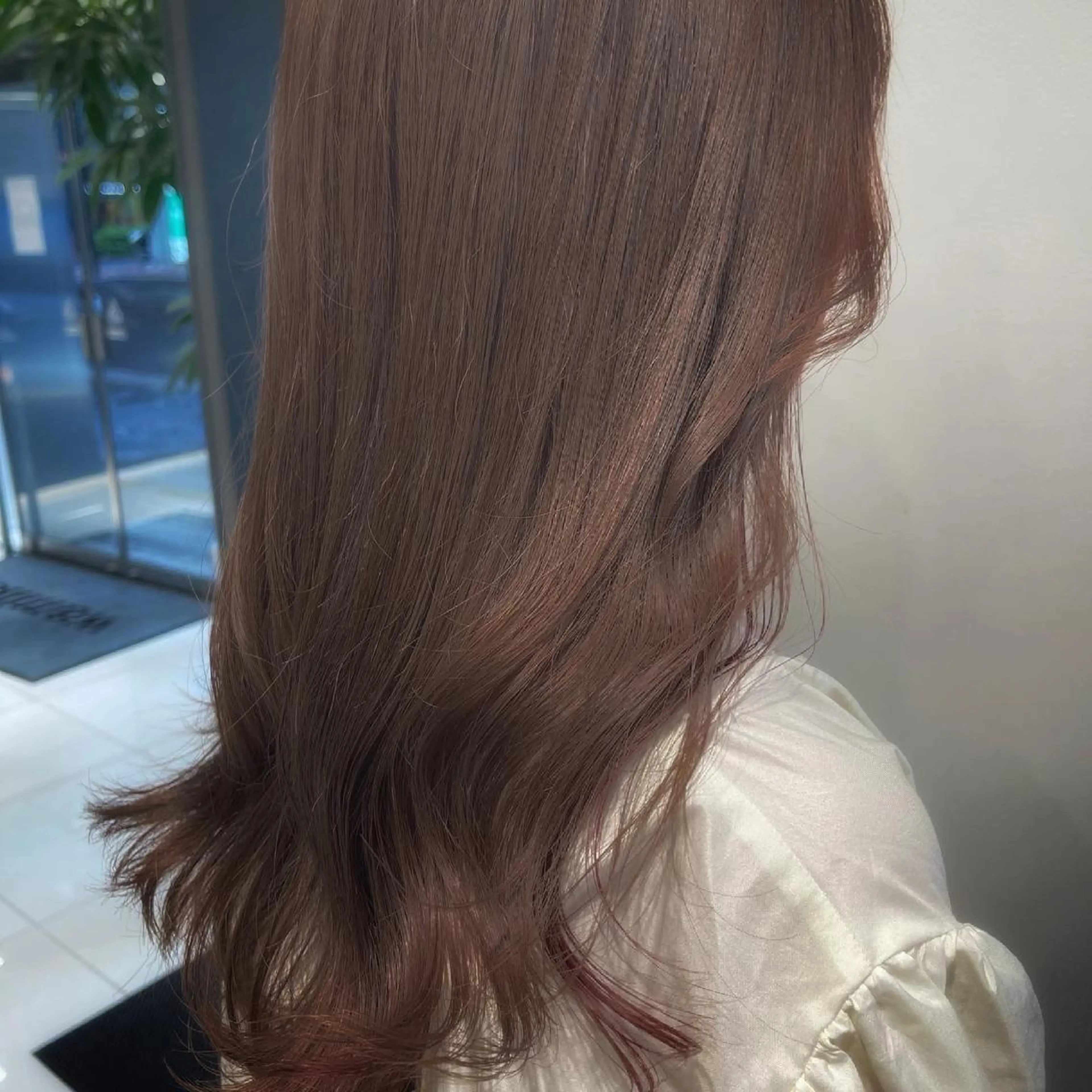 ロング カット ヘアカラー トリートメント レイヤー/韓国 ❤️髪質改善　芹奈のヘアスタイル