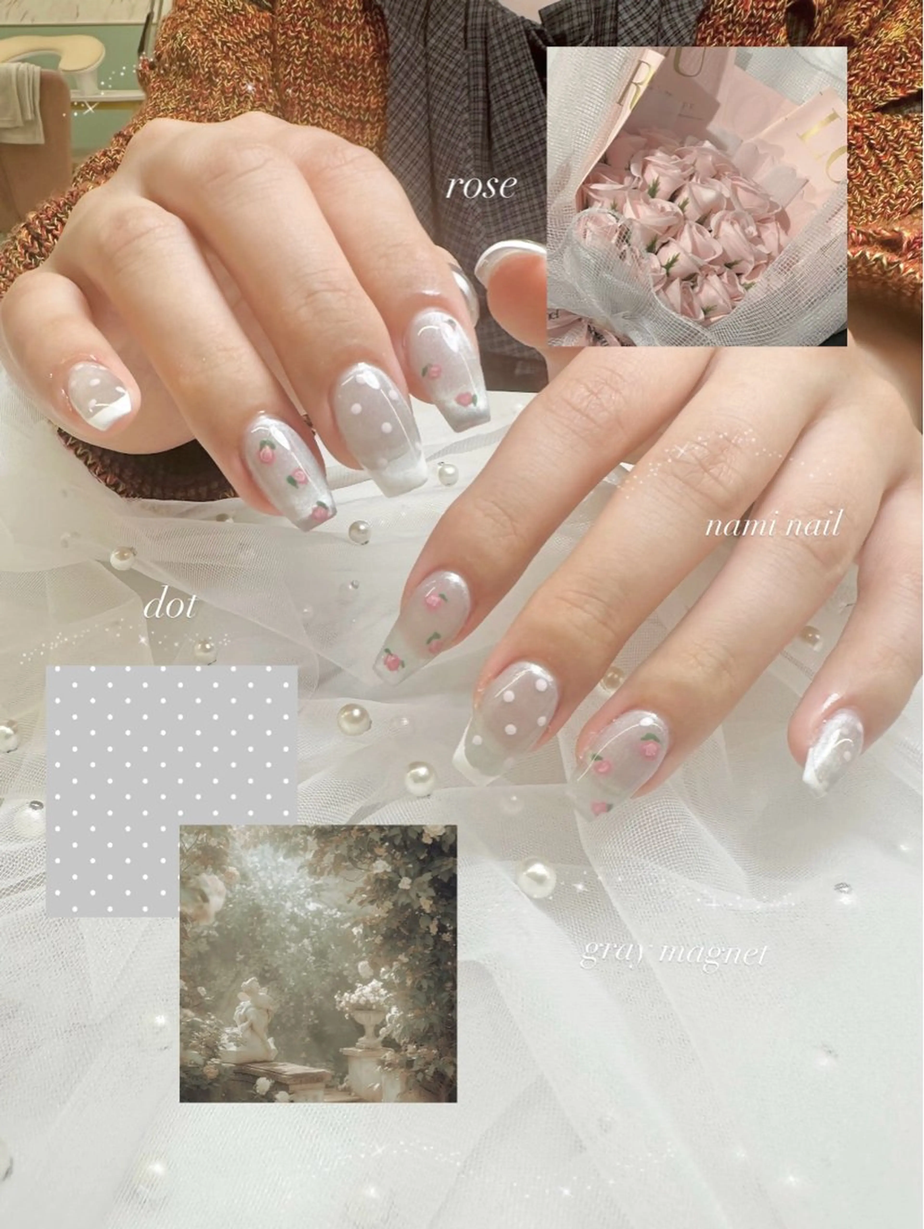 ネイル ハンドネイル nami🐰🎀 堺筋本町ネイルサロンのネイルデザイン