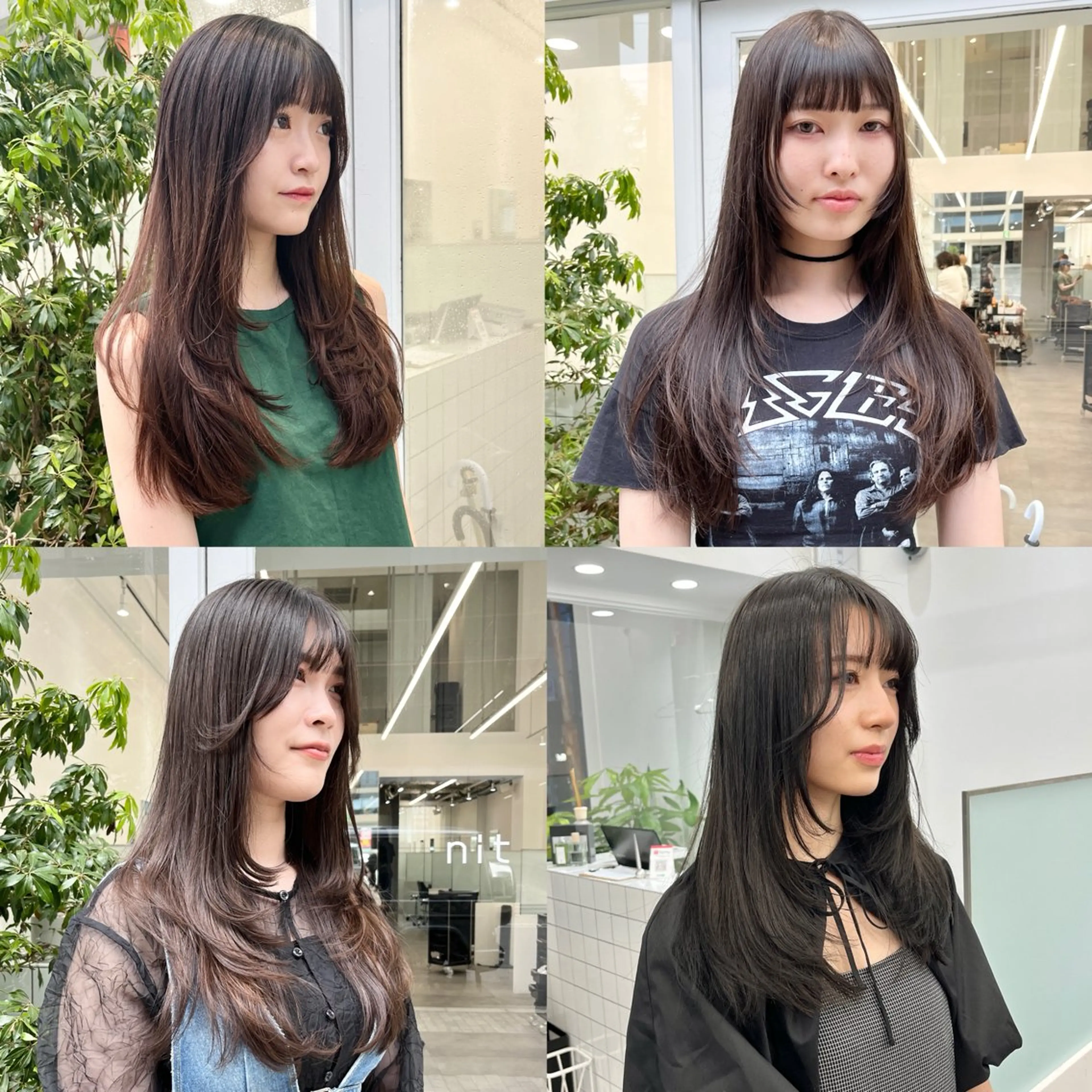 ロング ハイトーンカラー/ ケアブリーチのヘアスタイル