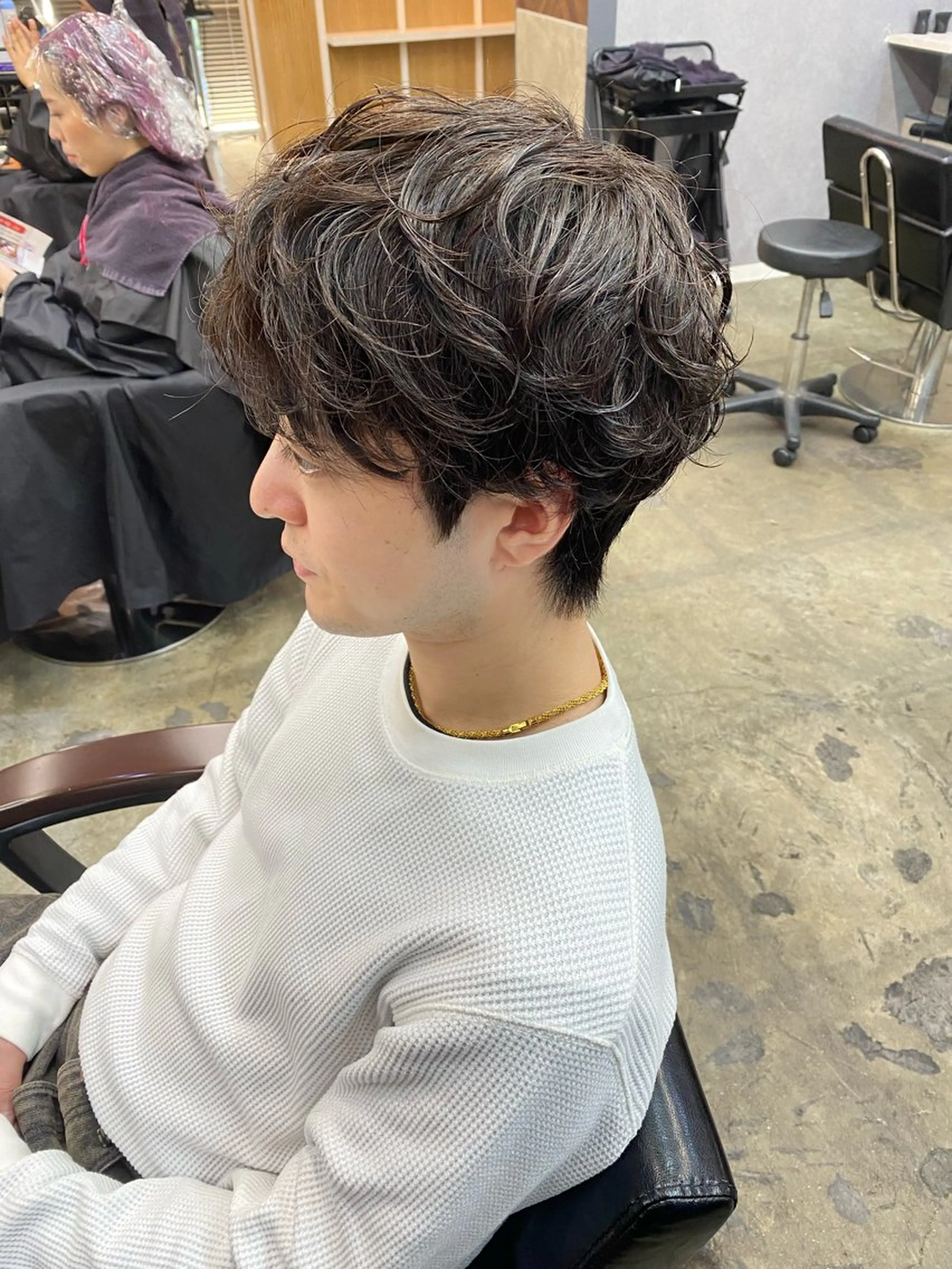 パーマ メンズ マッシュ メンズパーマ カット パーマ PEYP prod ICON所属・パーマ/ケアブリーチ /博多/YOSUKEのヘアスタイル