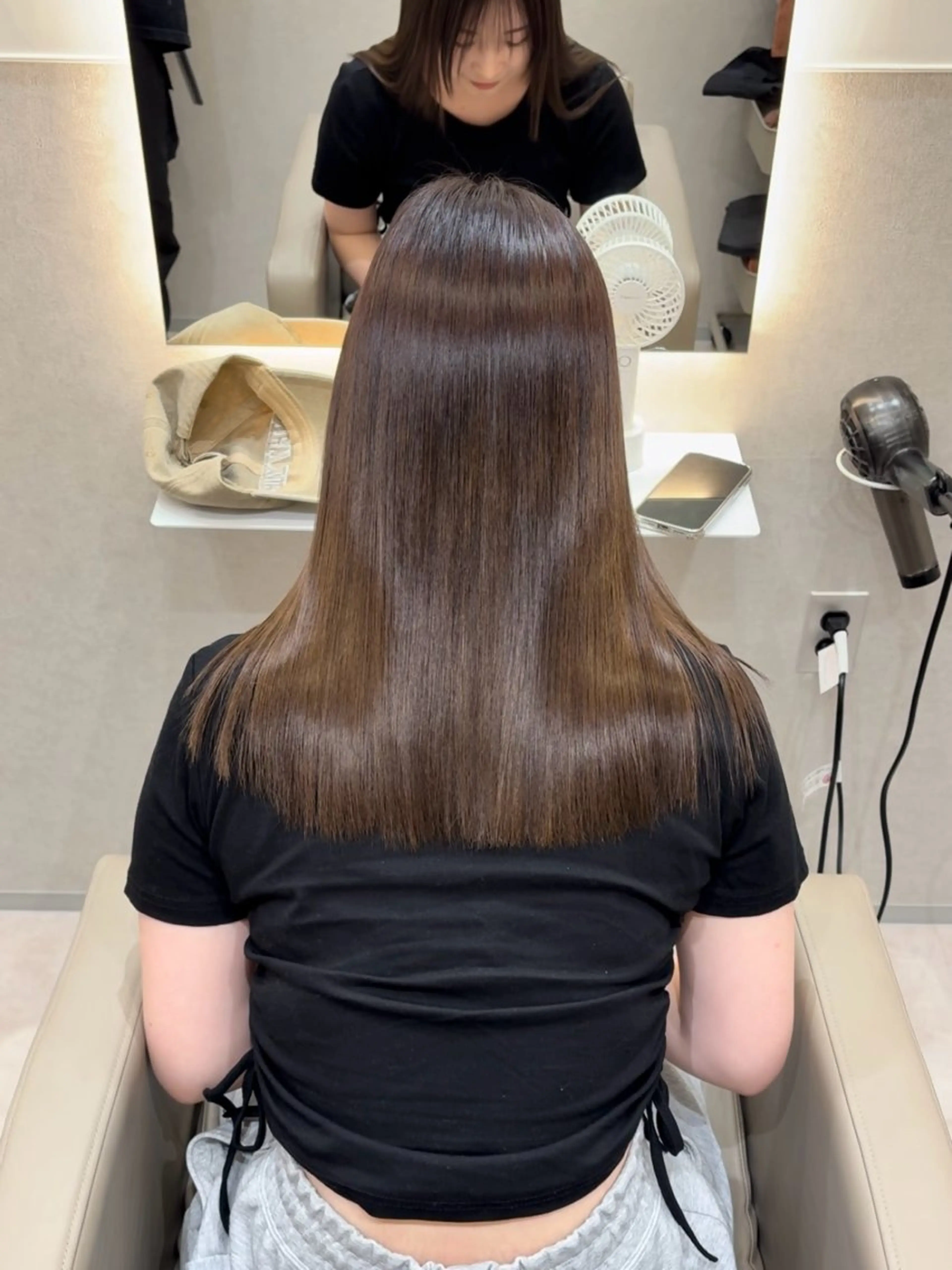 【人気No.1✨髪質改善/美髪矯正✨】縮毛矯正ストレート＋カット＋トリートメント🏹の写真