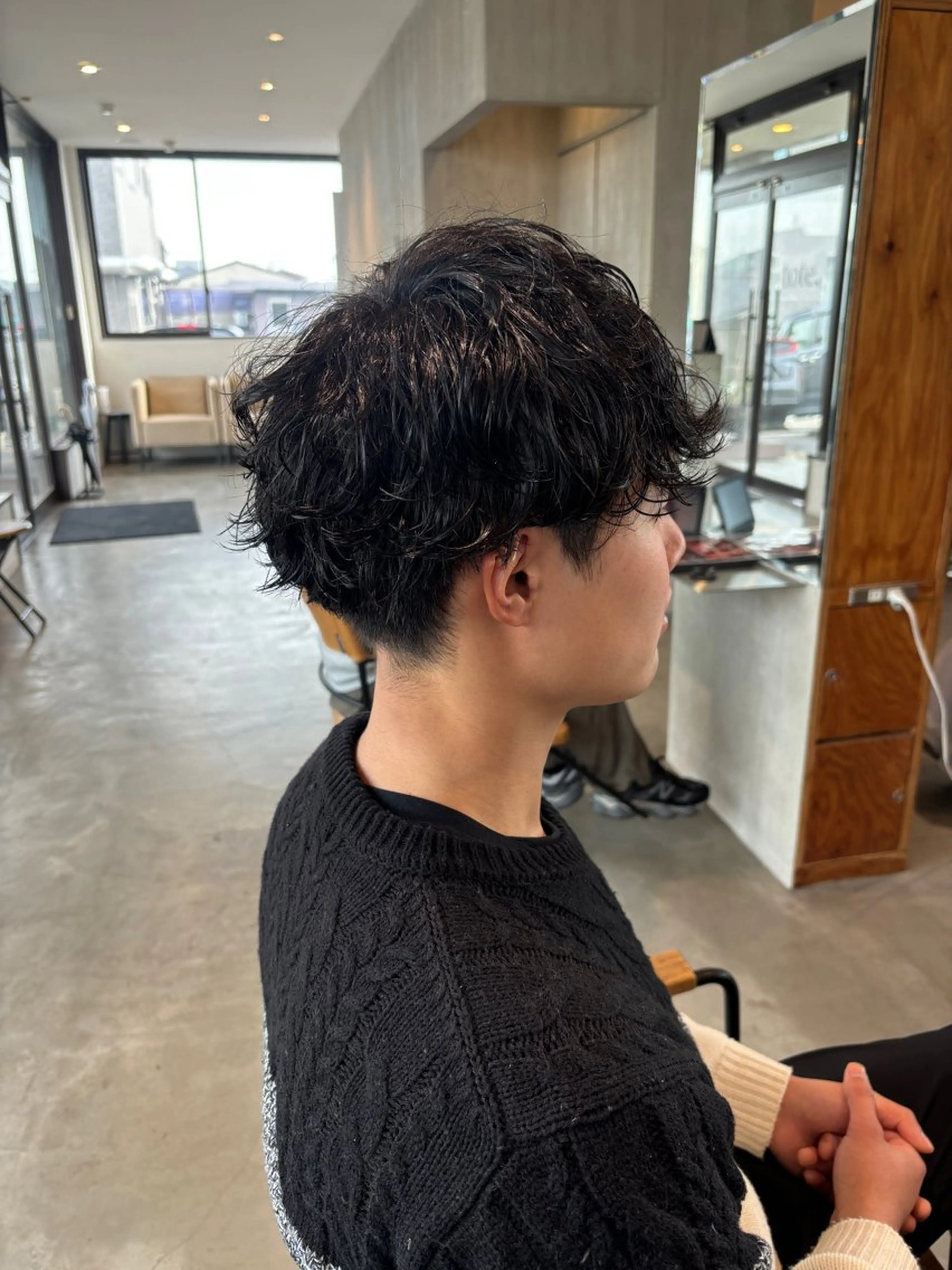 パーマ メンズ メンズパーマ ニュアンスパーマ 小木曽 里華のヘアスタイル