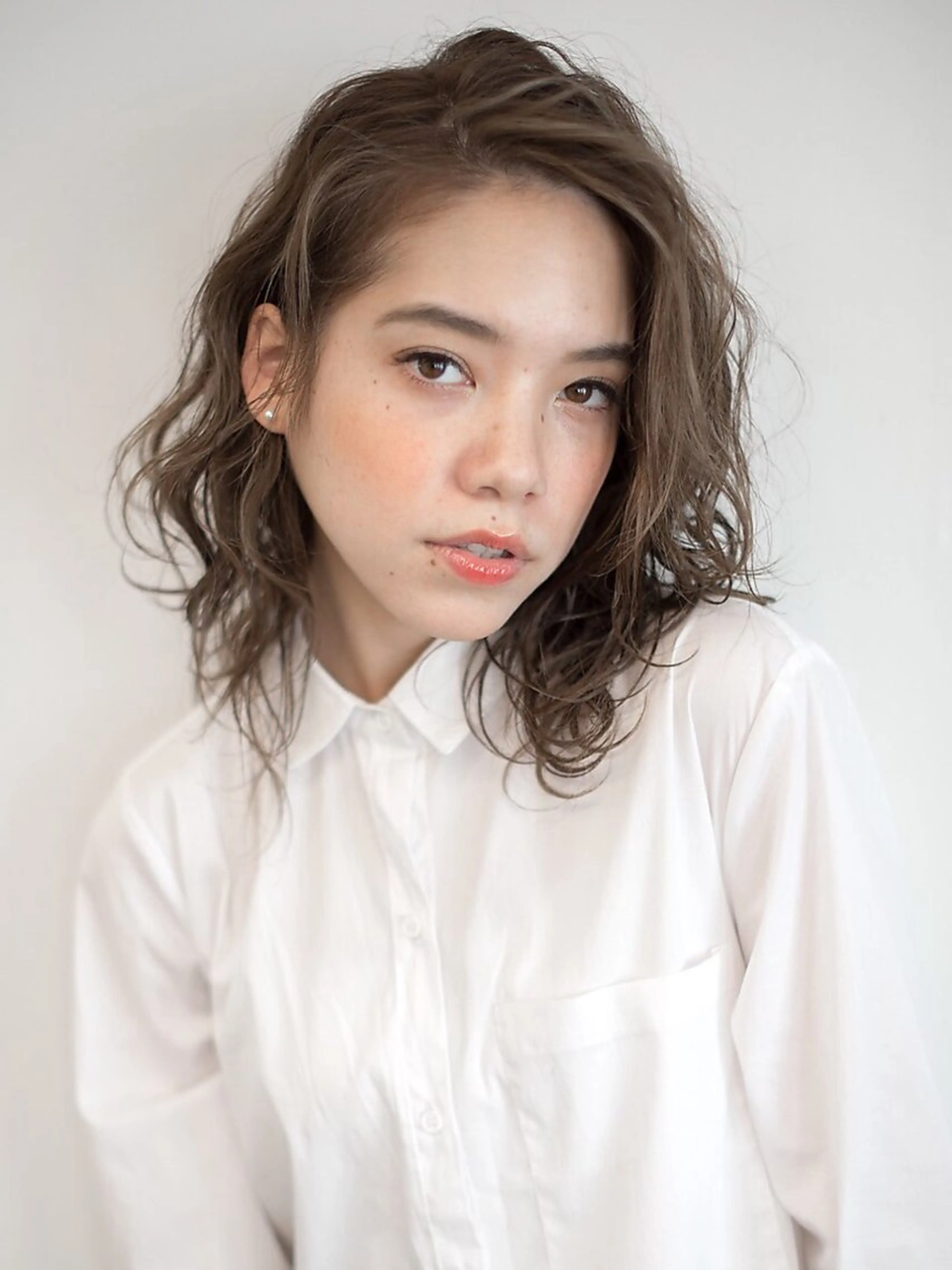 ミディアム ヘアカラー ATELIER 本厚木のヘアスタイル
