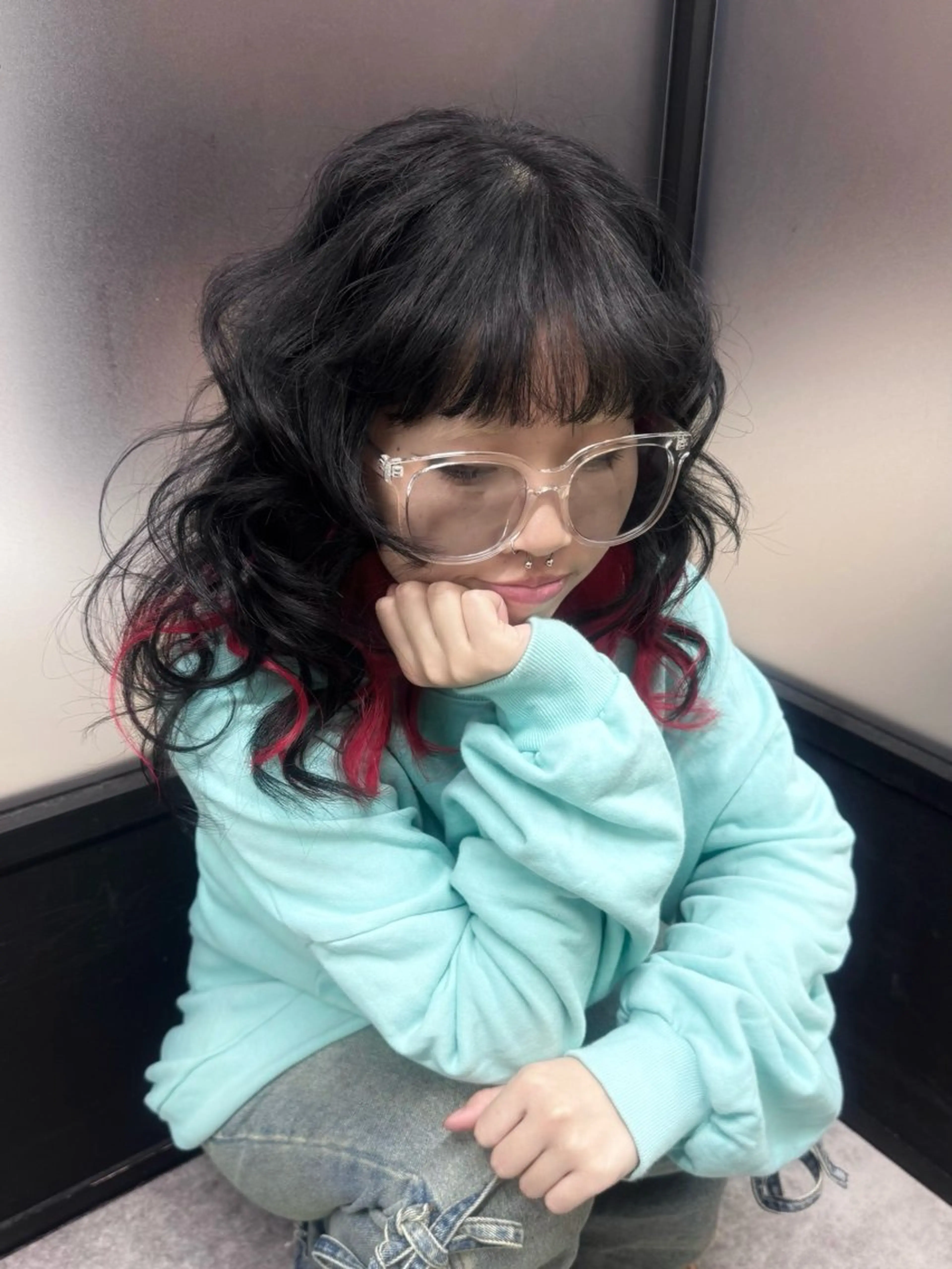 カット + カラー + トリートメント.•♥の写真