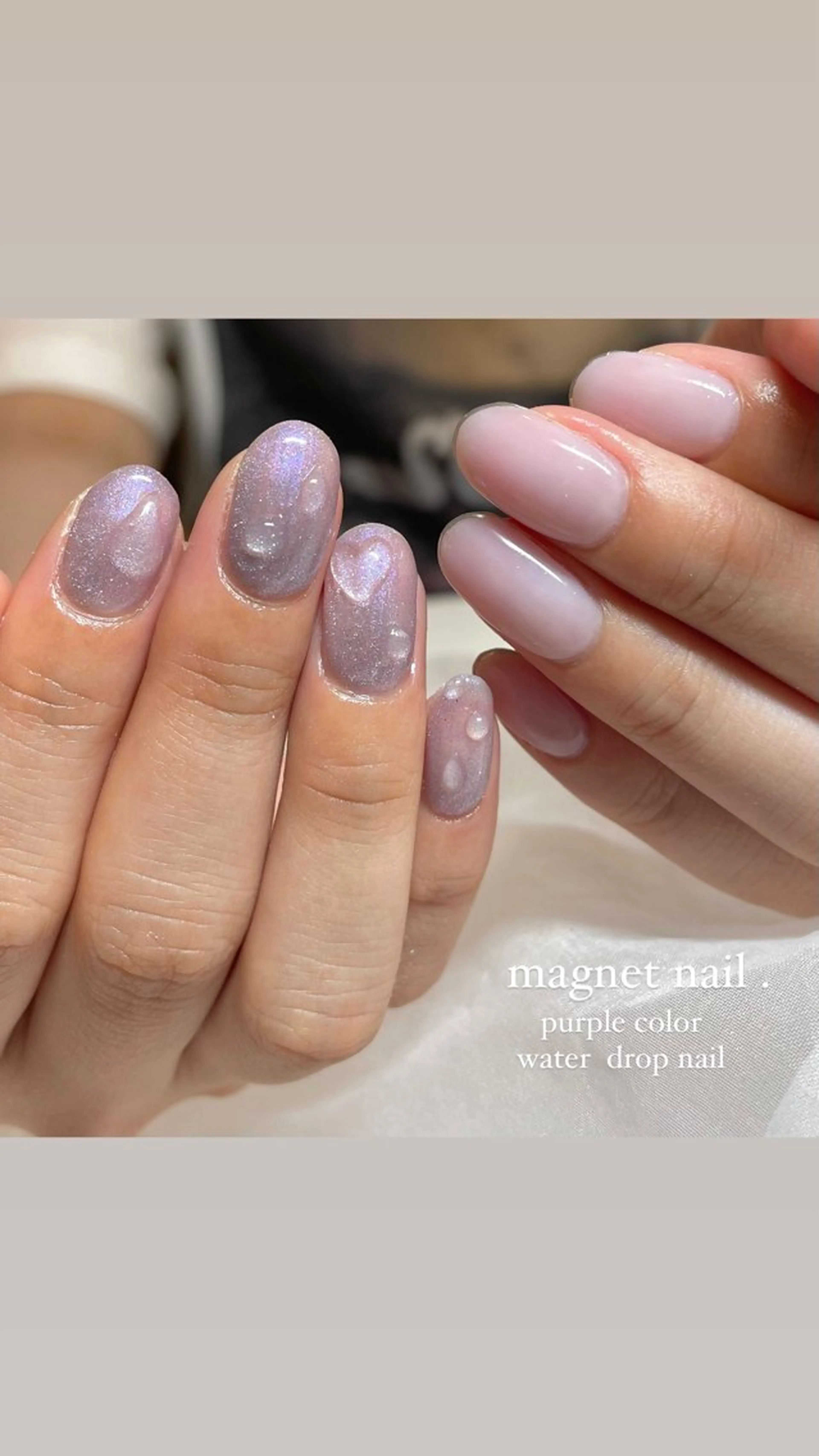 ネイル ハンドネイル 淡色ネイル 🎀moeのネイルデザイン