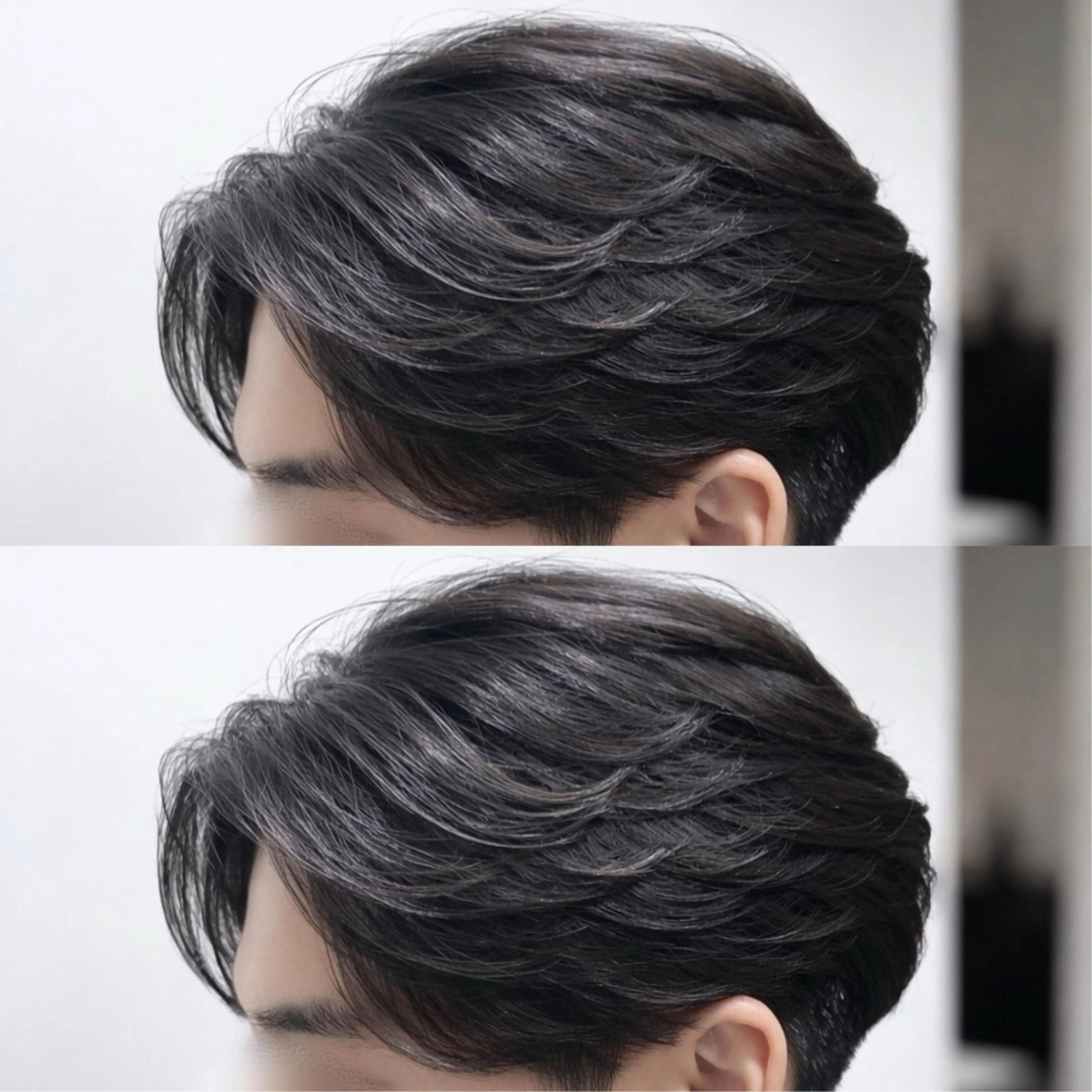 ショート メンズ センターパート カット Koki/ メンズ特化のヘアスタイル