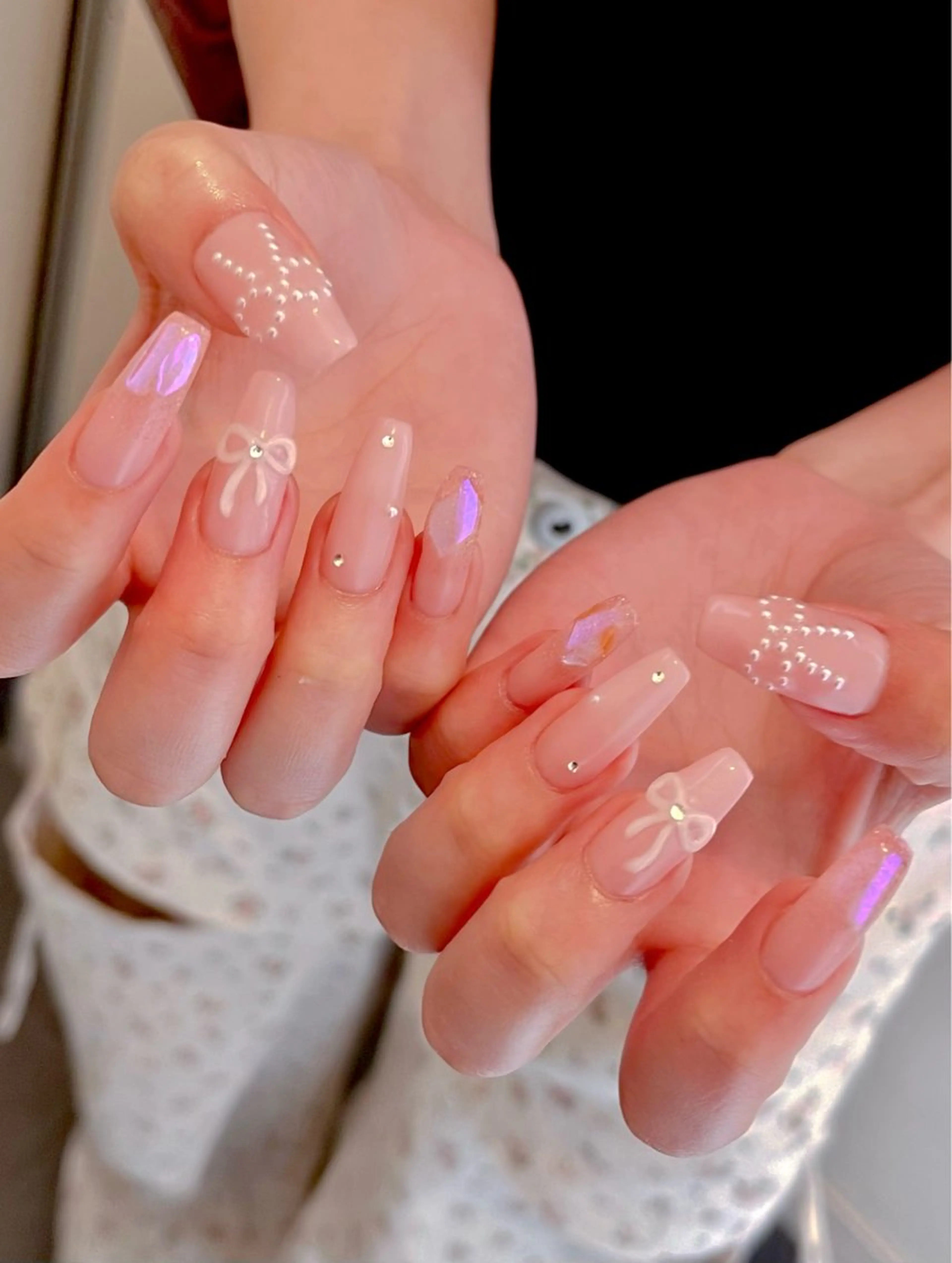 ネイル フットネイル キラキラネイル マグネットネイル ワンカラーネイル スカルプネイル nine.🦋 YUKOのネイルデザイン