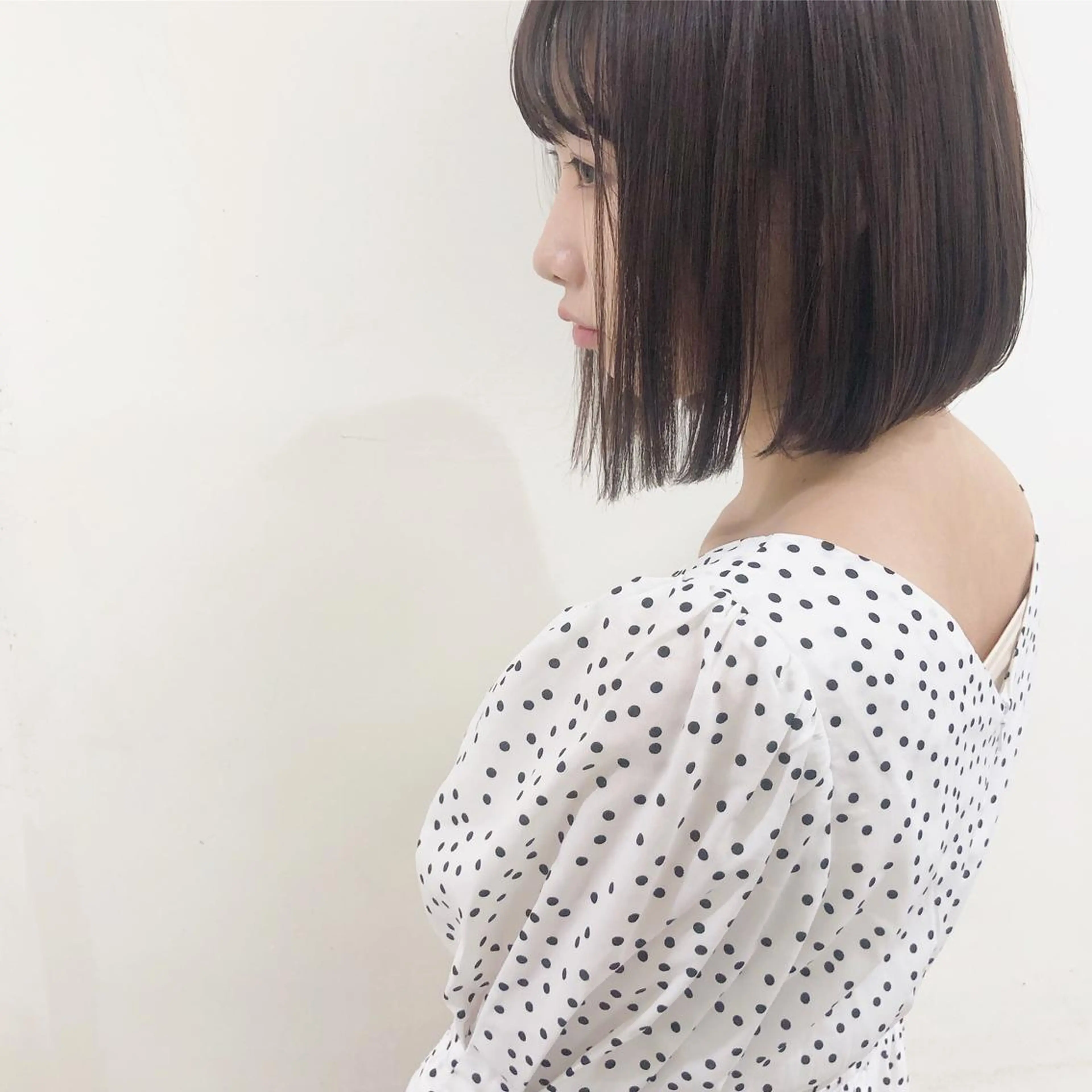 ショート カラー カット ボブ/パーマ 古家 佑真のヘアスタイル