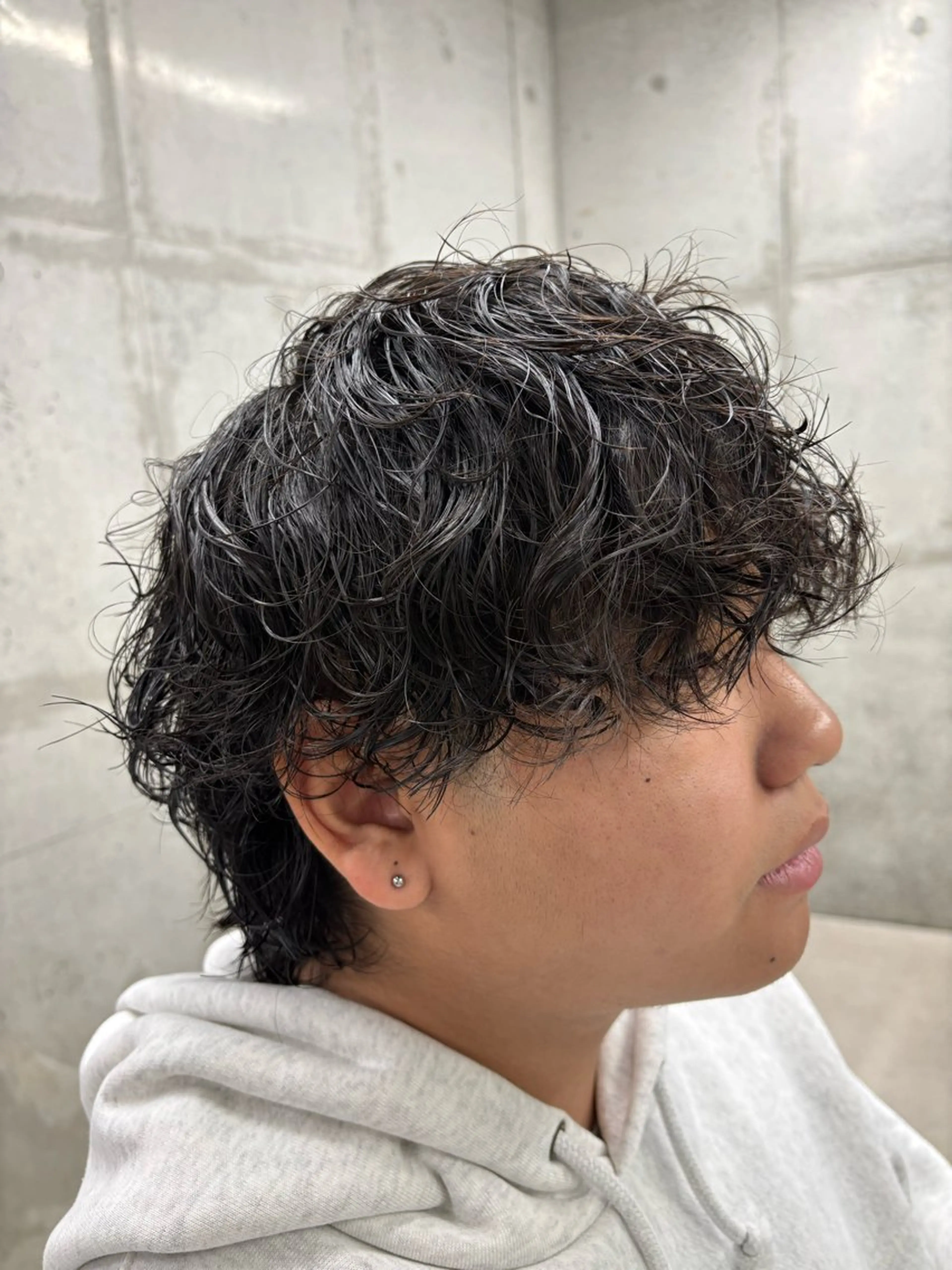 パーマ メンズ 垣内 勇人のヘアスタイル