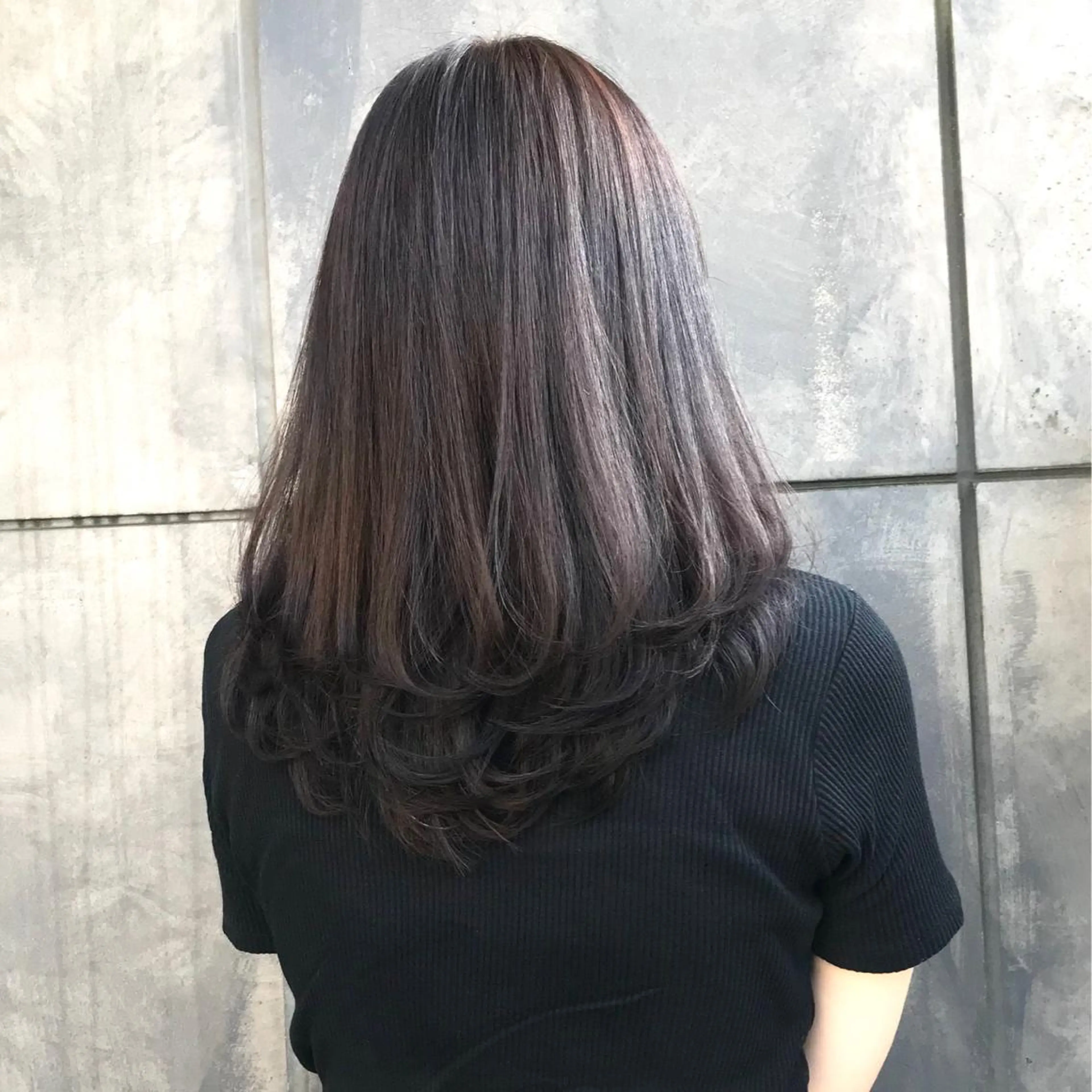 セミロング タンバルモリ ヨシンモリ ムルギョル巻き 韓国風ヘア レイヤーカット サロウィン所属・K-POP好き美容師 🇰🇷Kai.Yのヘアスタイル