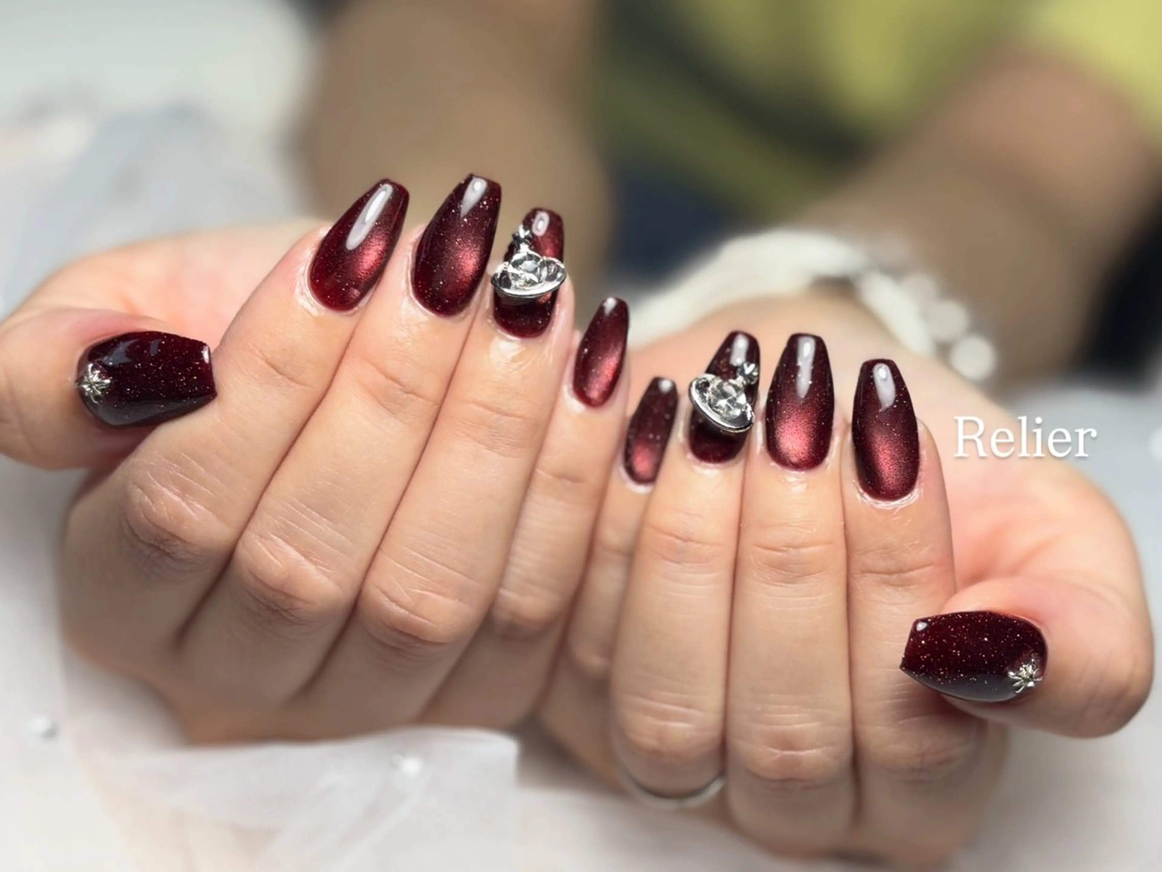 ネイル マグネットネイル ハンドネイル Nail salon Relierのネイルデザイン