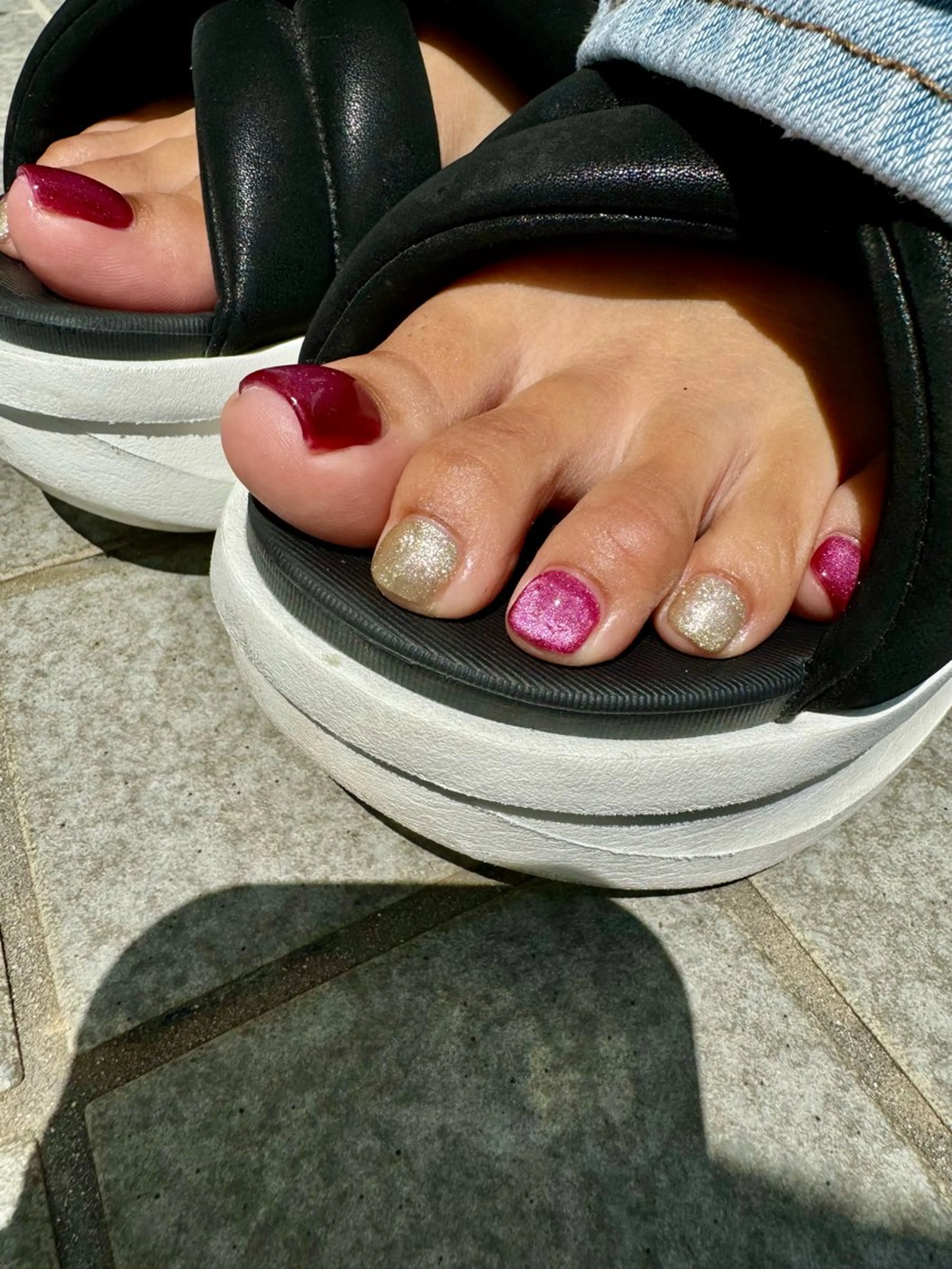 シンプルフットジェルコースの写真