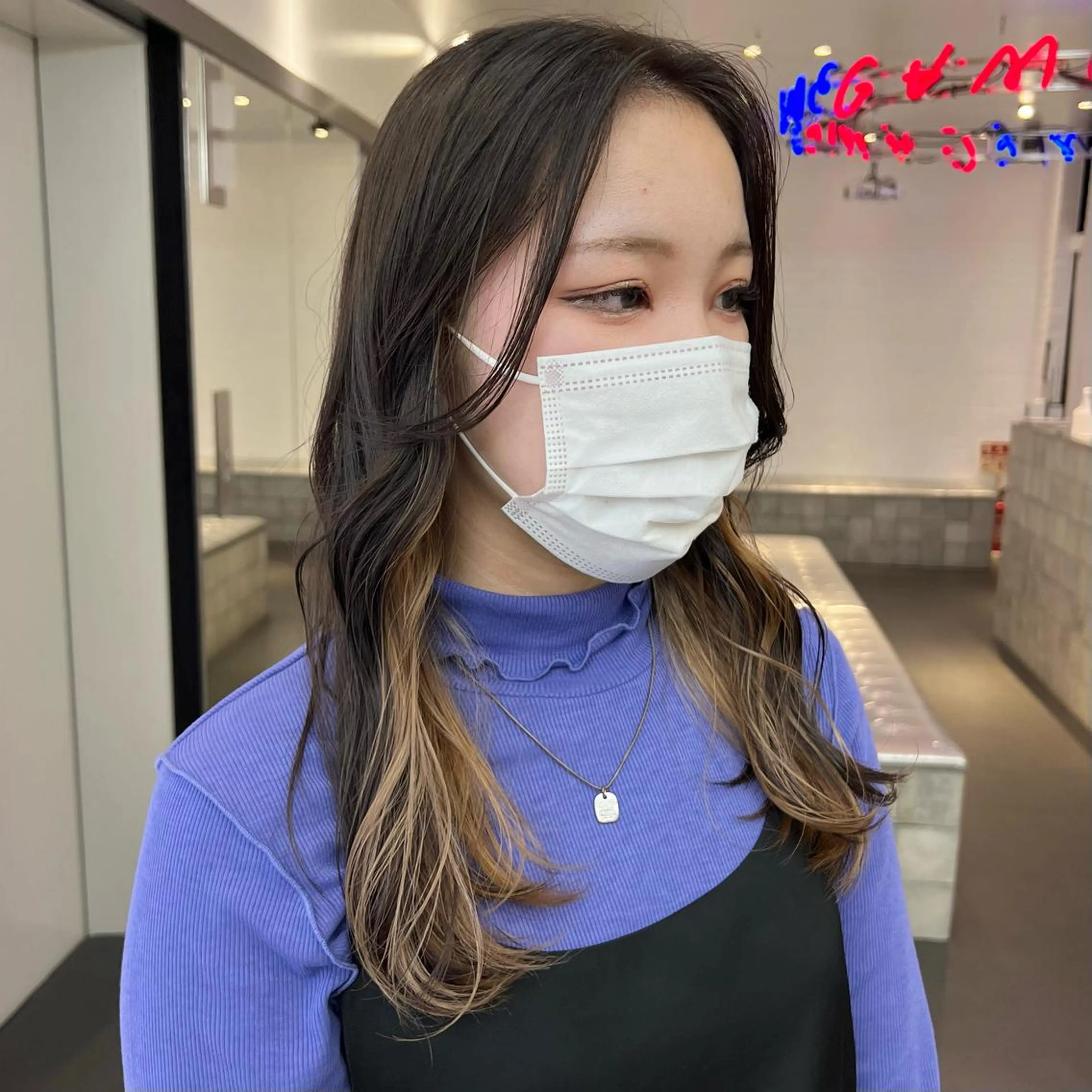 セミロング カラー ヘアカラー トリートメント 🥃まろやかカラー/ ボブ🥃yujiroのヘアスタイル