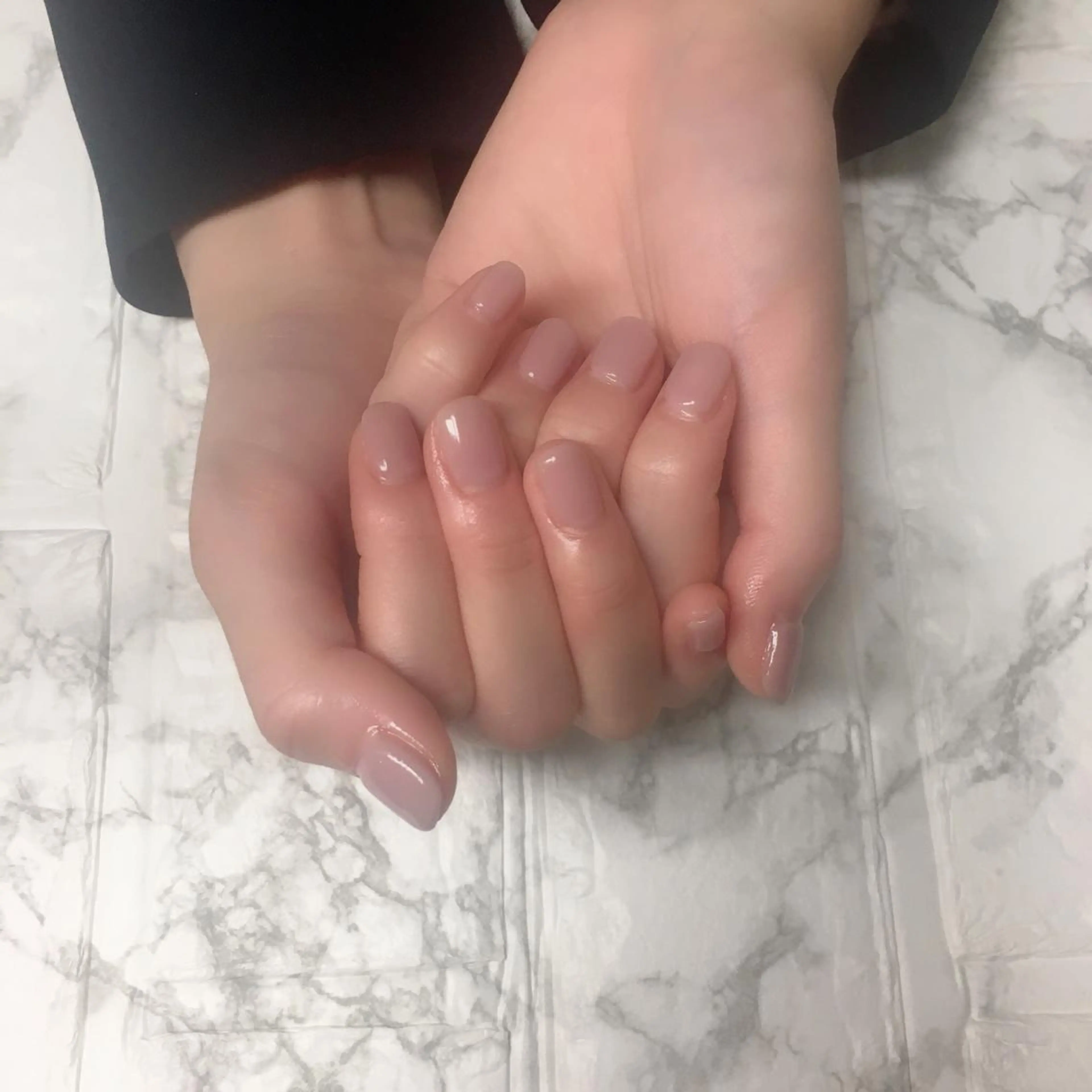 ネイル ワンカラーネイル 自爪育成/深爪矯正 mikiのネイルデザイン