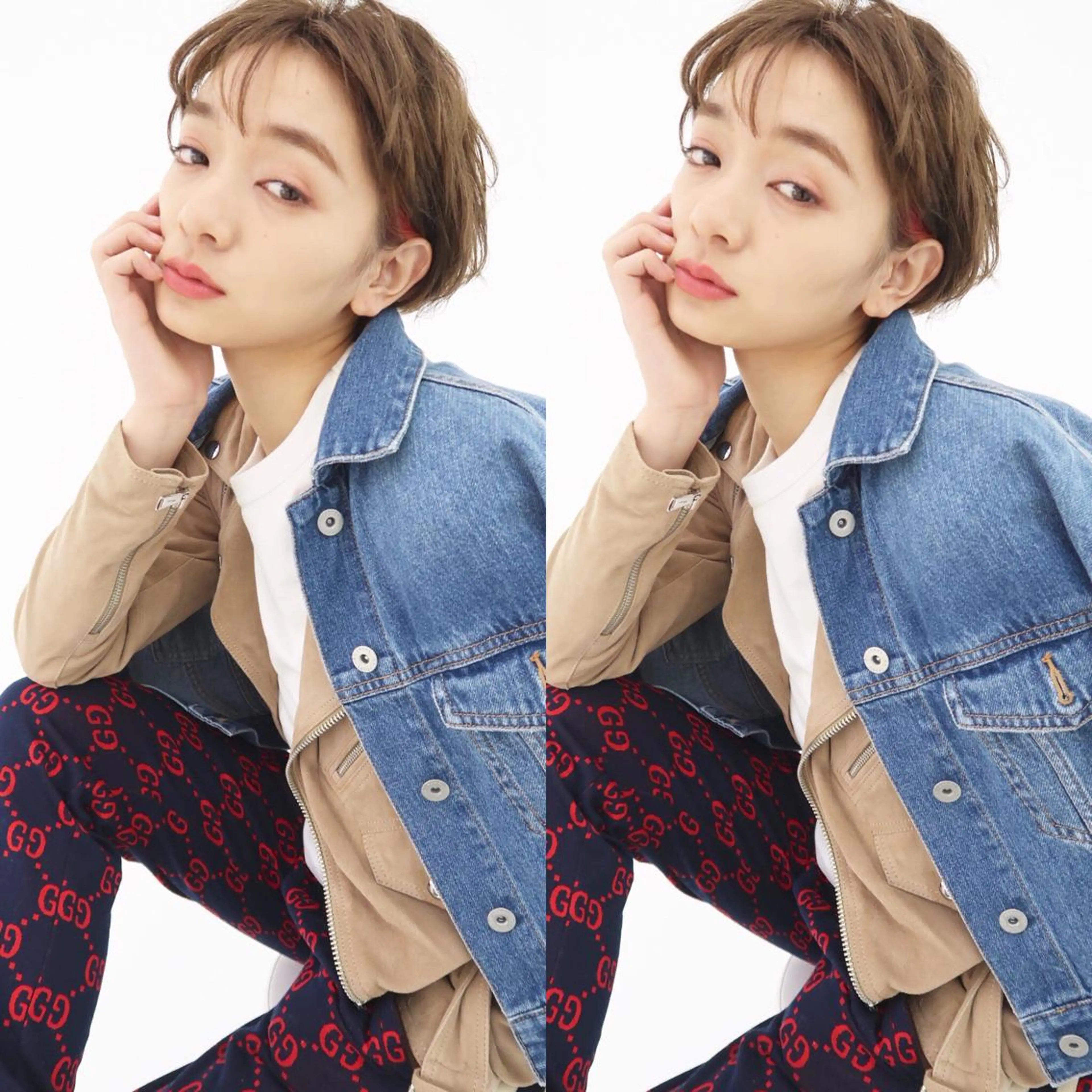 ショート カラー パーマ ショートヘア Memories水天宮前所属・花渕 俊彦のヘアスタイル