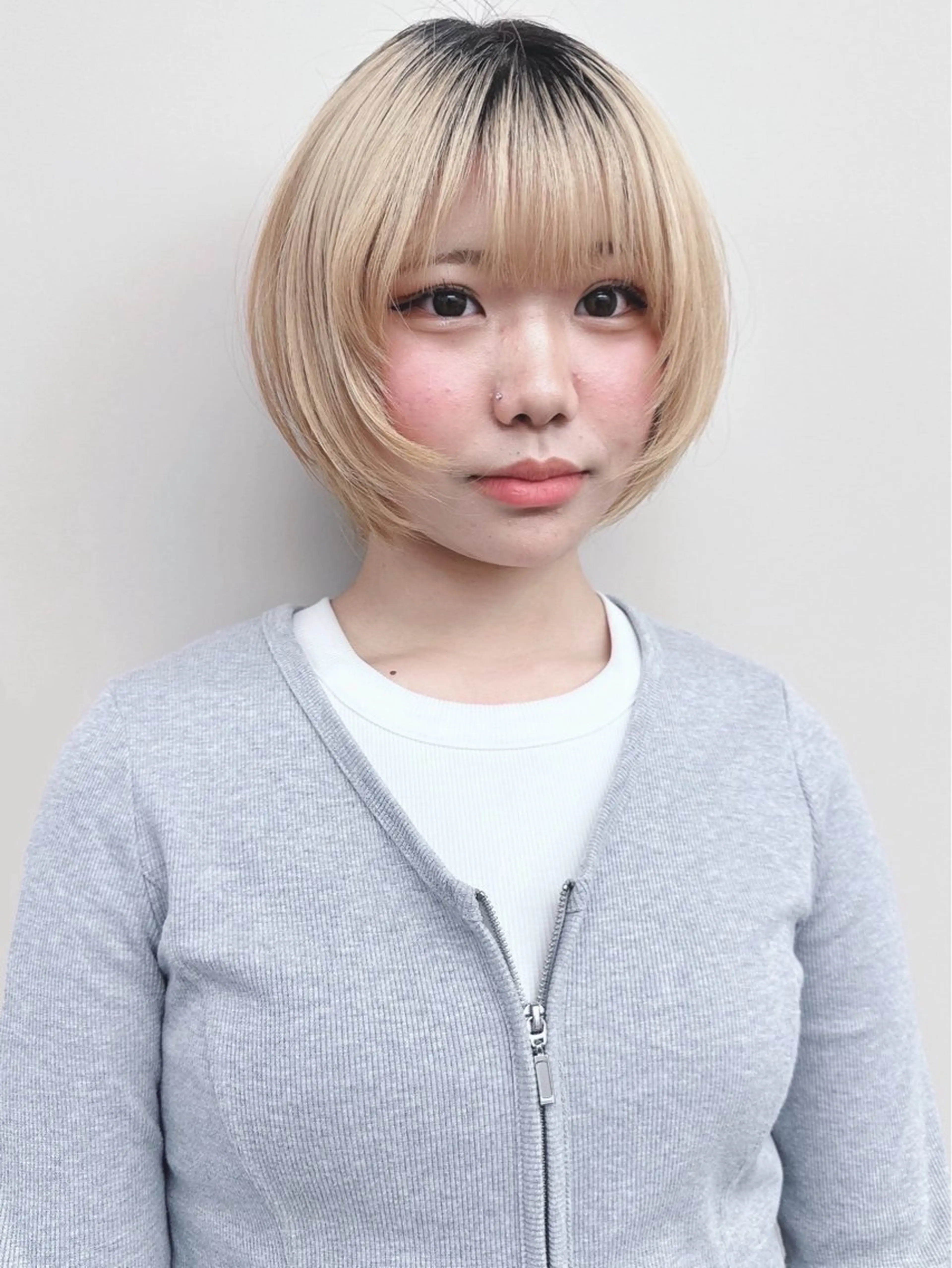 ショート カット ヘッドスパ 小顔ボブ/お悩み解決 /ボブパーマ/とういのヘアスタイル