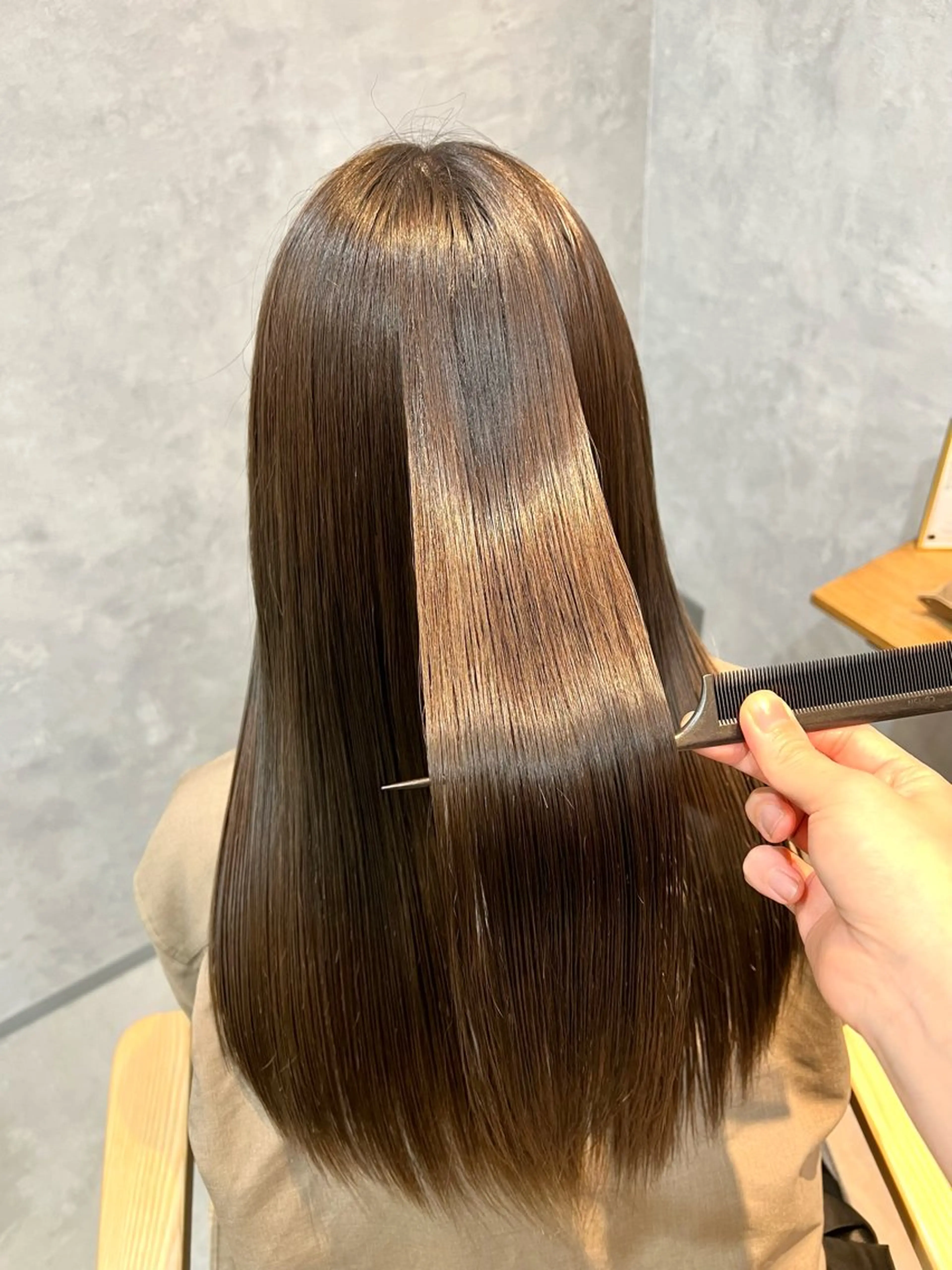 カット＋縮毛矯正＋３Stepトリートメントの写真