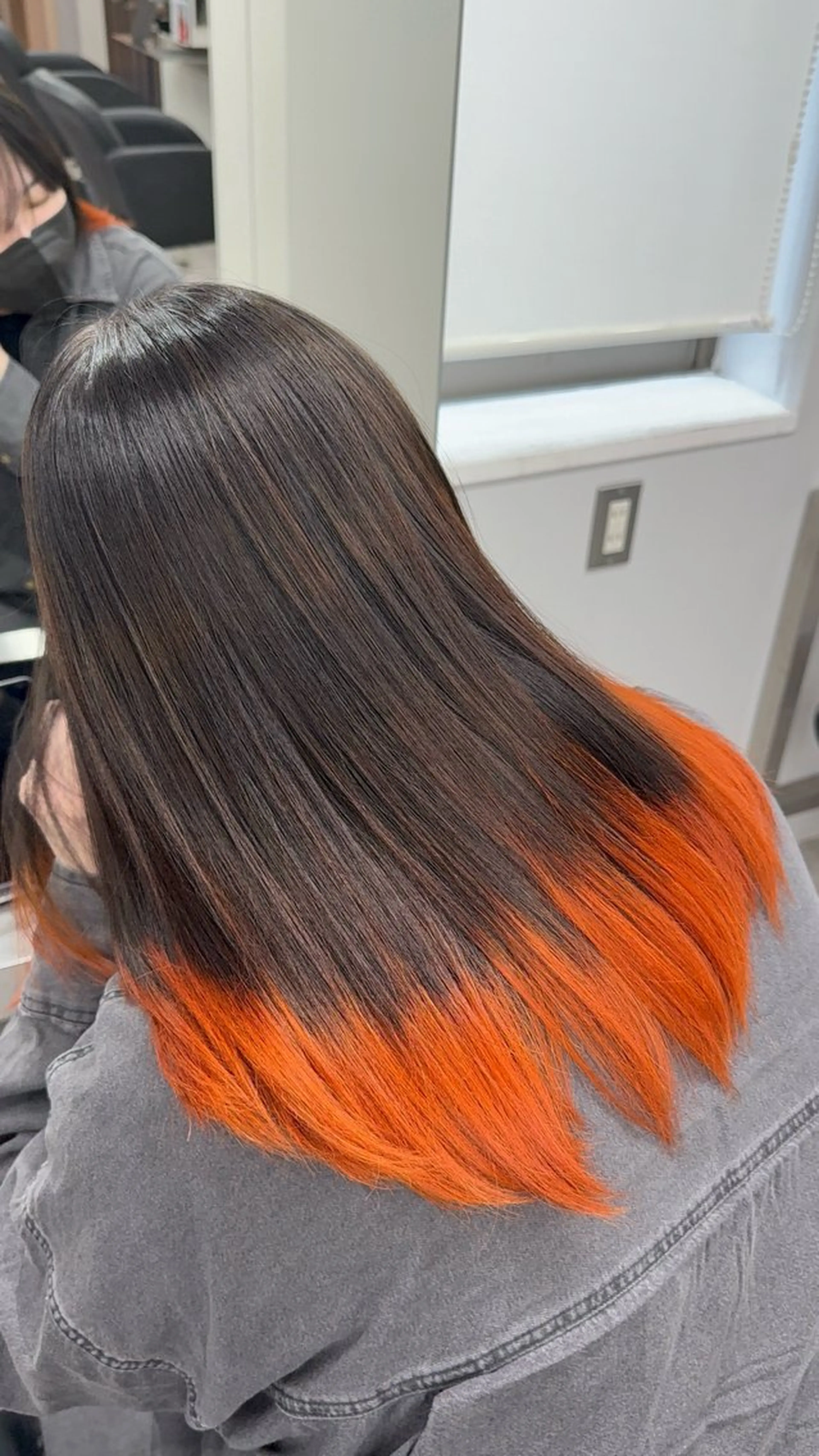 セミロング カラー ヘアアレンジ グラデーションカラー カット ヘアカラー トリートメント ⭐️柏木皇気ブリーチ ムラ修正/他店直しのヘアスタイル