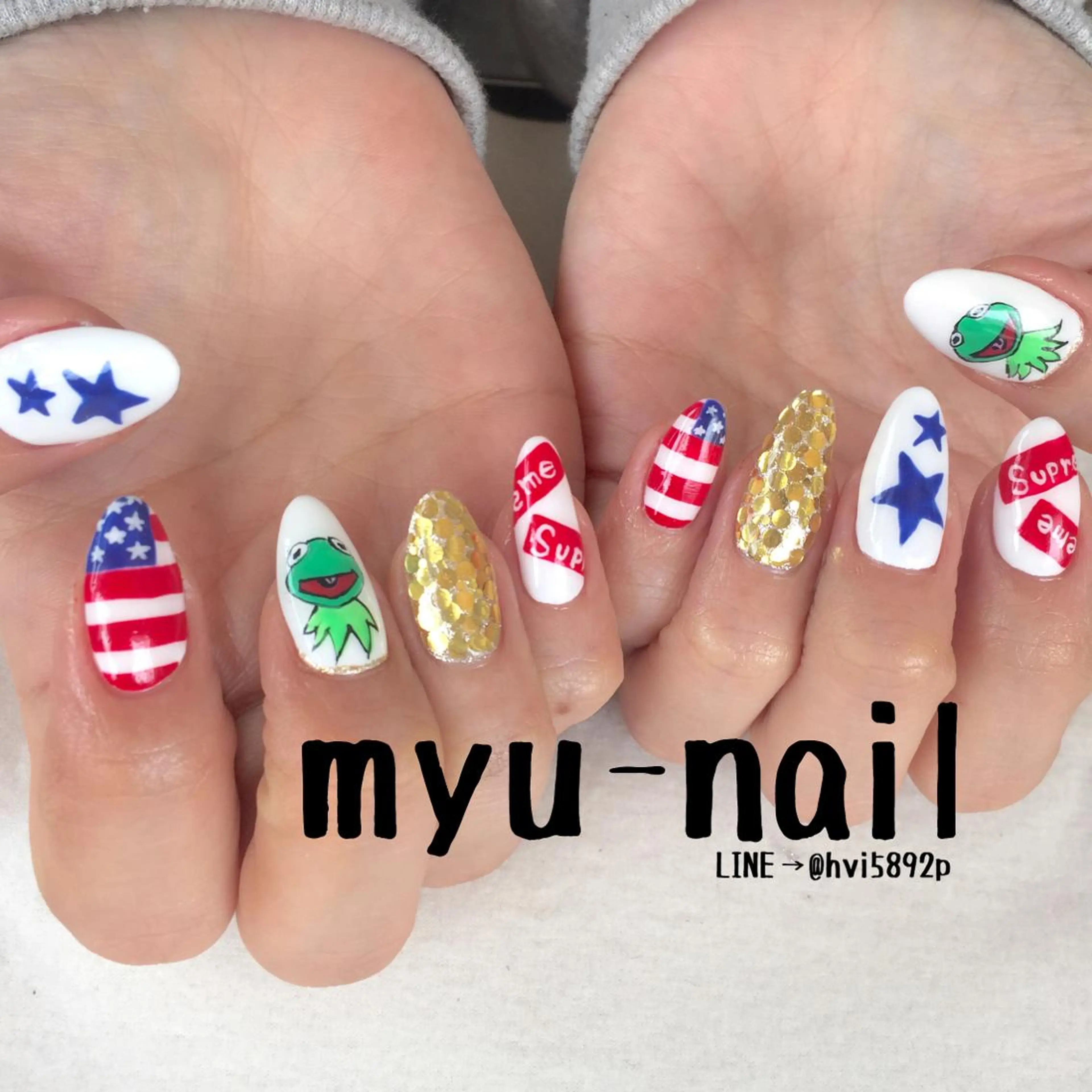 ネイル ハンドネイル ホームサロン myu-nailのネイルデザイン