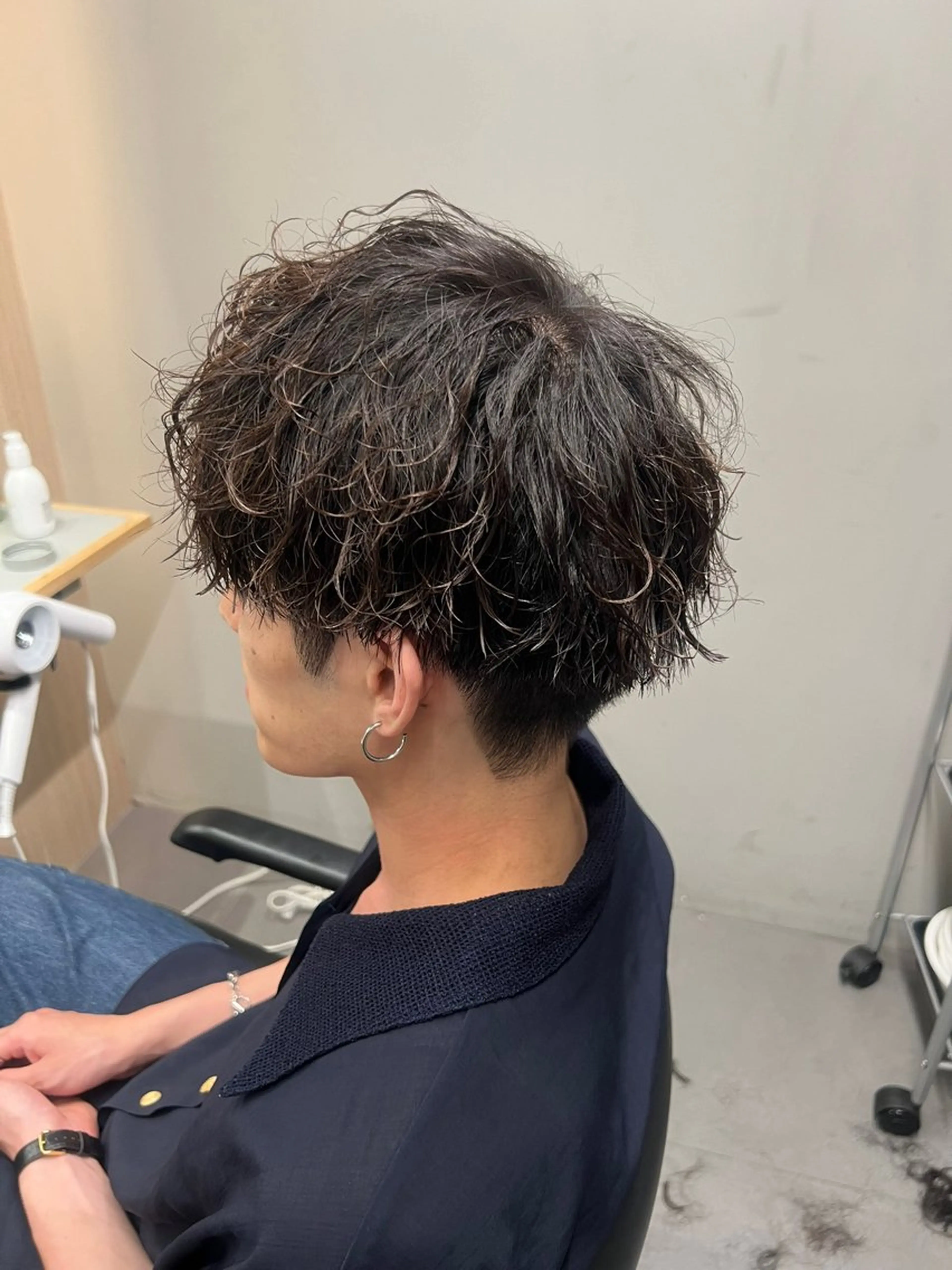 パーマ メンズ メンズパーマ 波巻きパーマ 立川/過去1の毛流れ パーマ/しゅーとのヘアスタイル