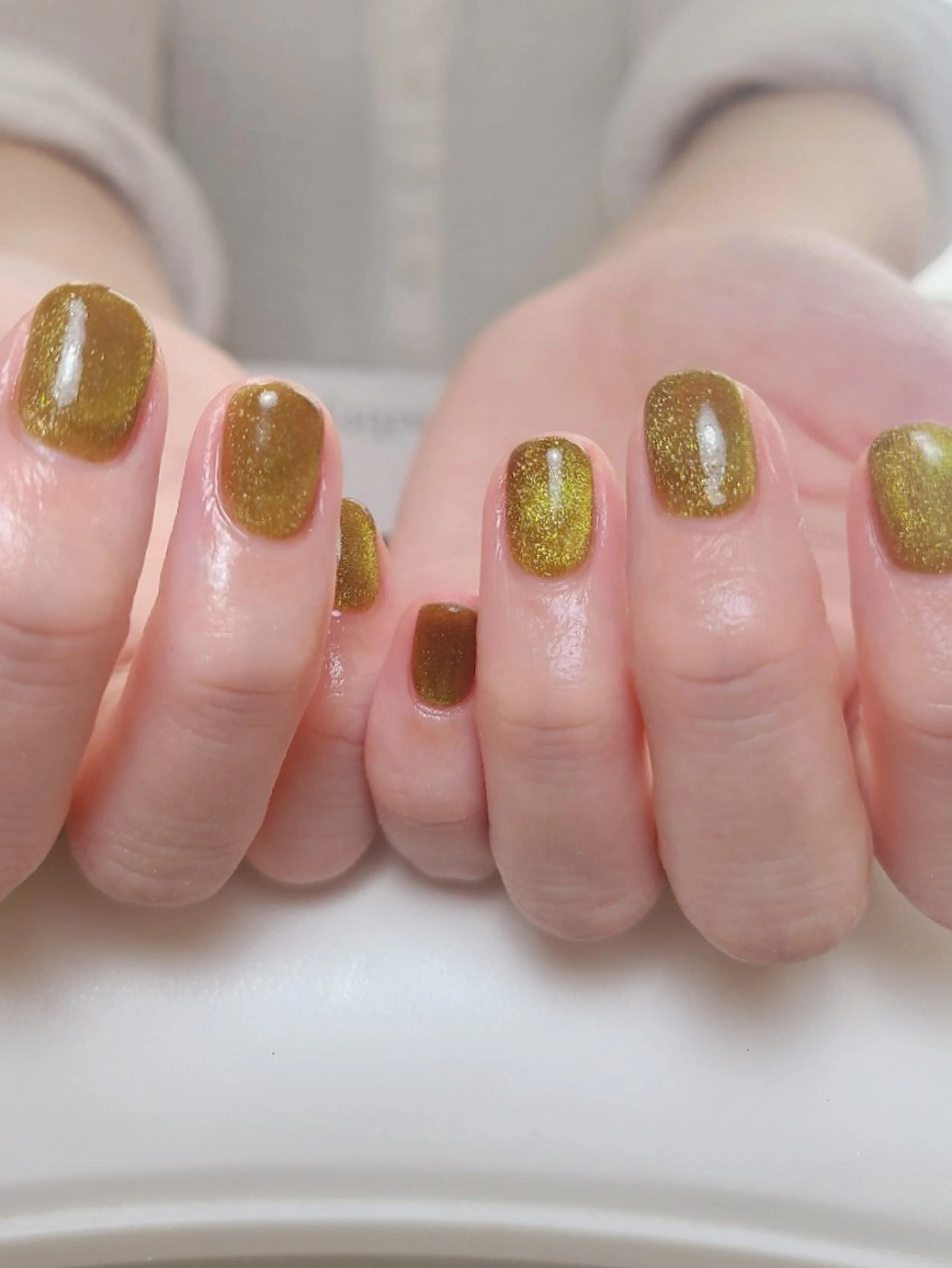 ネイル キラキラネイル マグネットネイル ショートネイル Nailroom3  古屋明美のネイルデザイン