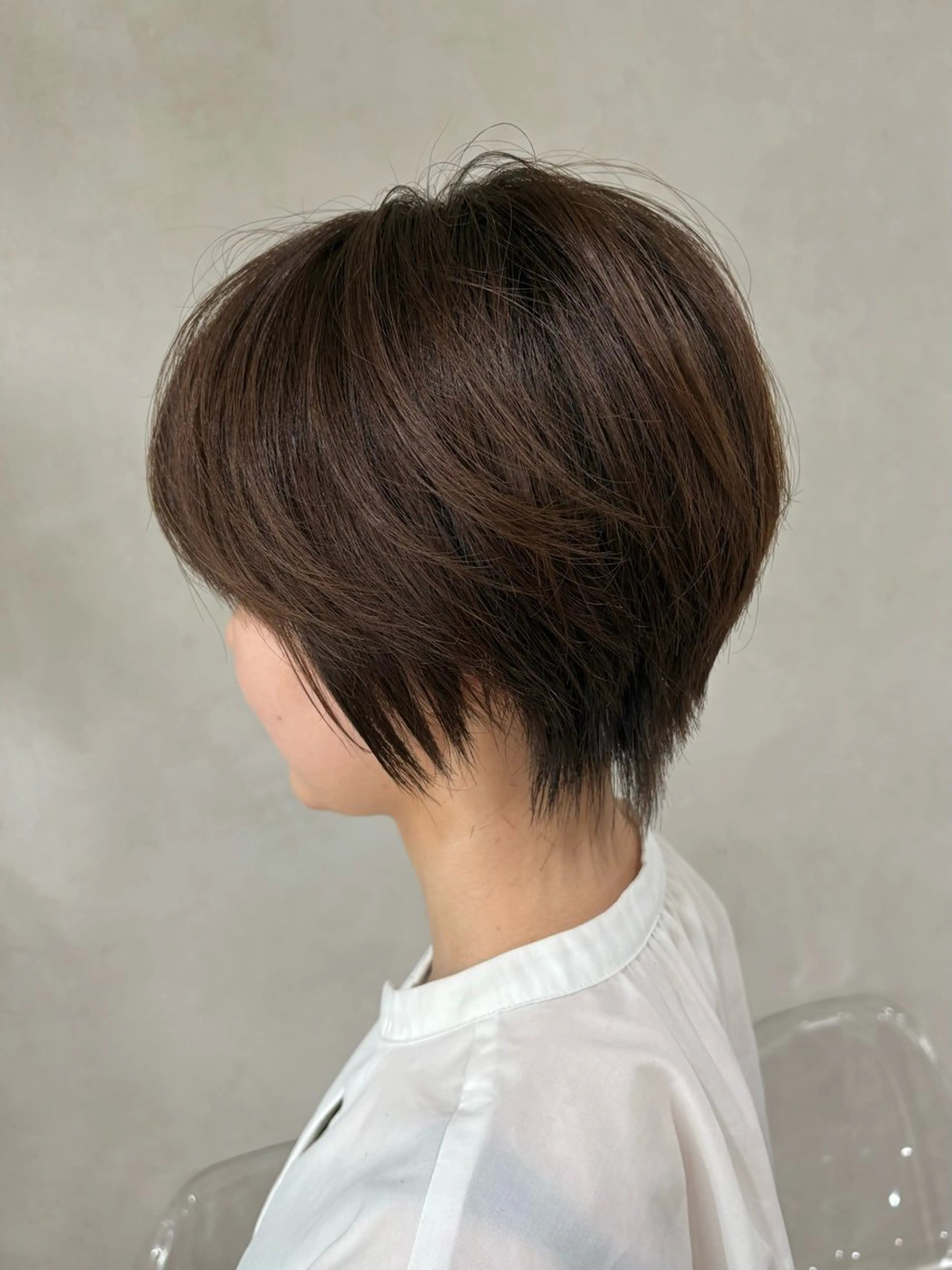 ショート カラー ショートヘア カット トリートメント qumu 横浜所属・透明感カラー/ボブ /ショート🌿神永のヘアスタイル