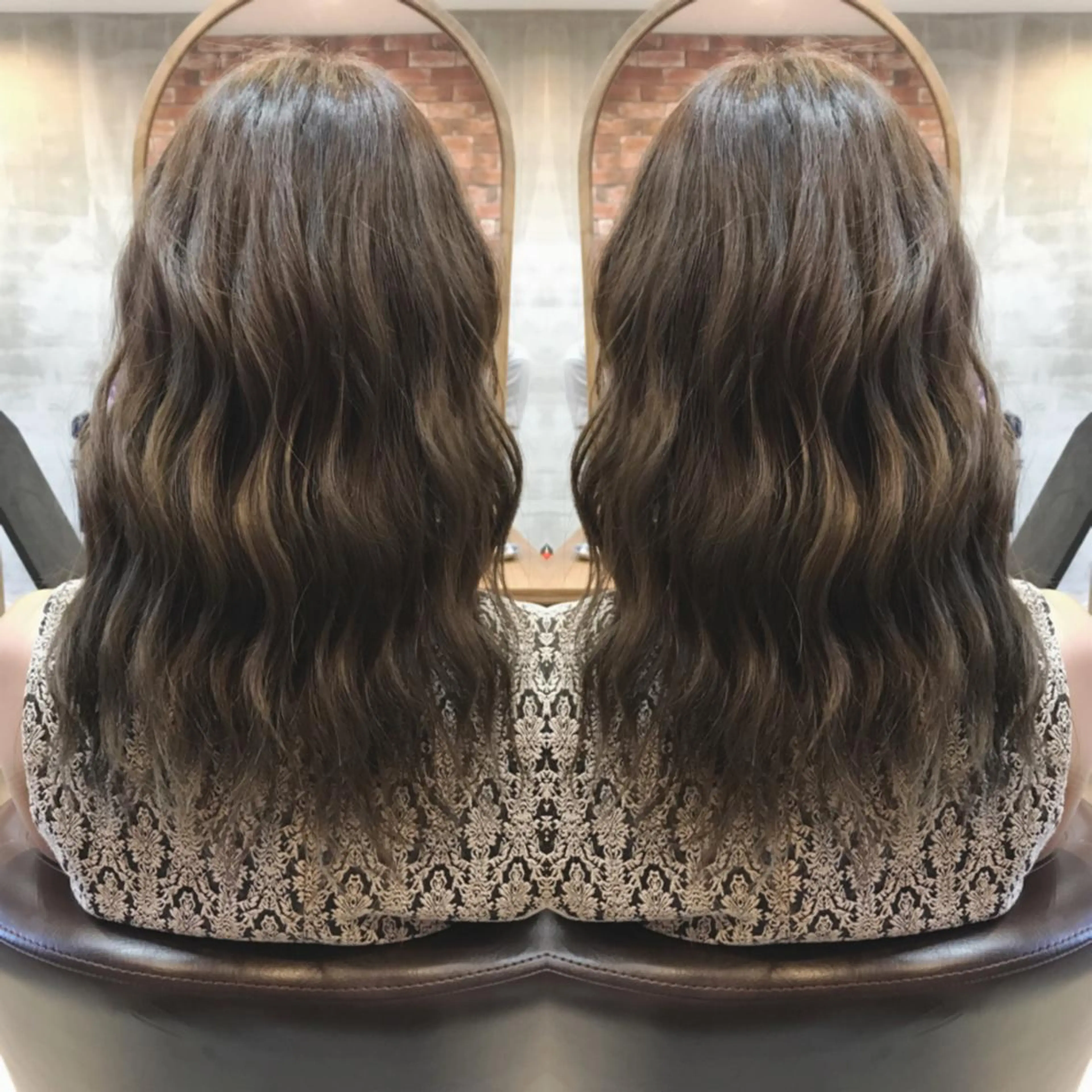 ミディアム カラー カット ヘアカラー トリートメント cecil hair所属・重政 和樹のヘアスタイル