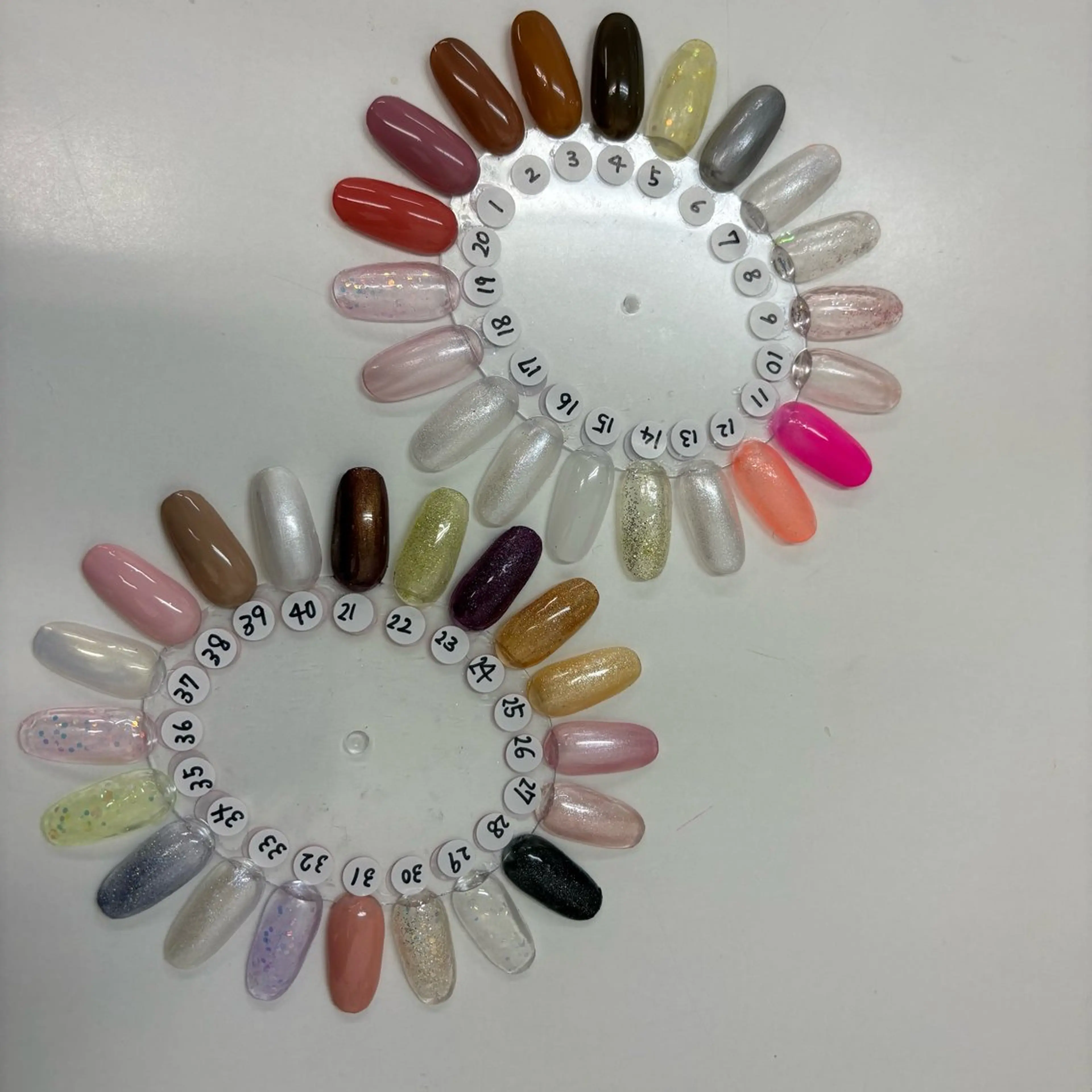 オフありフレンチ➕ラメライン➕写真アート2本の写真