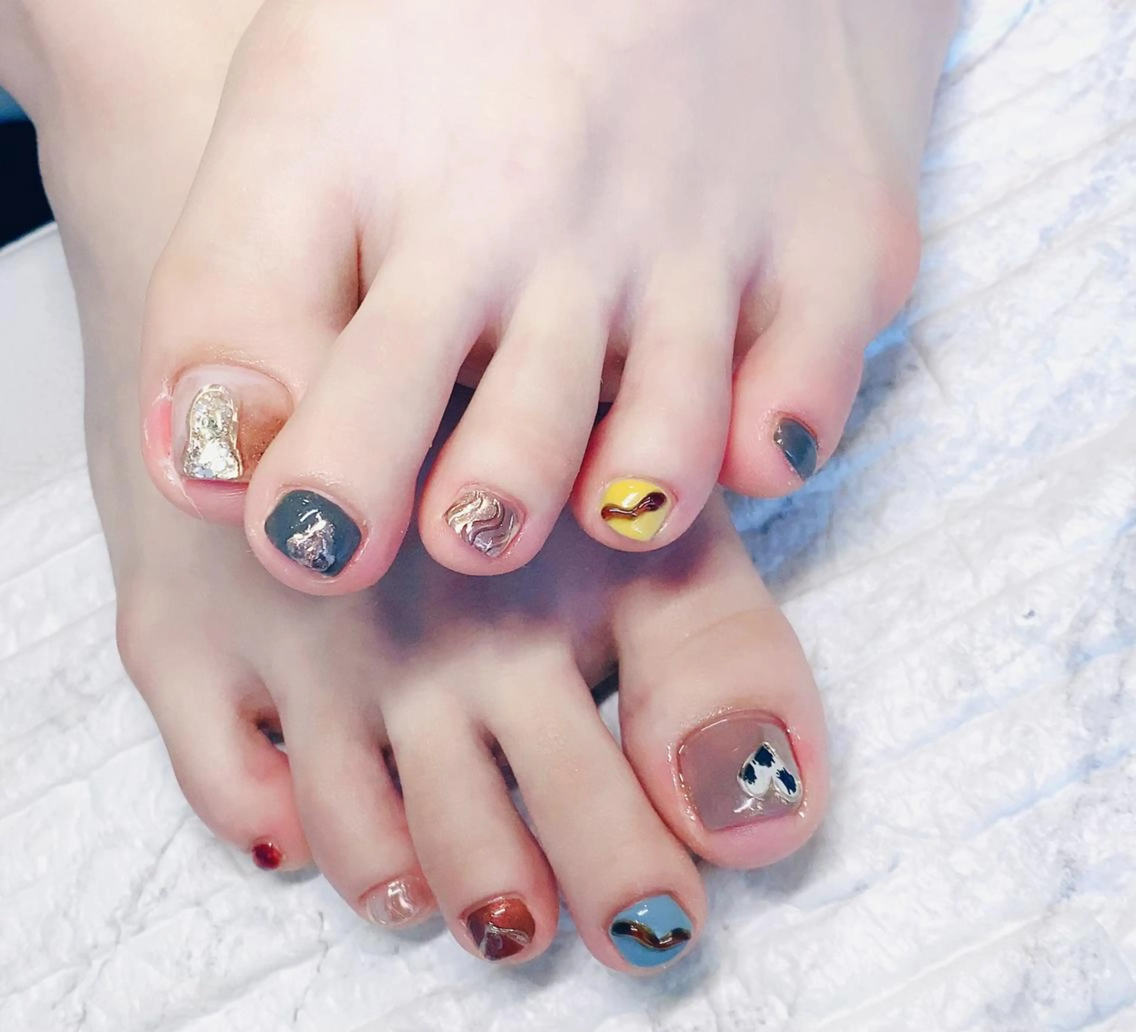 ネイル フットネイル yochi nailのネイルデザイン